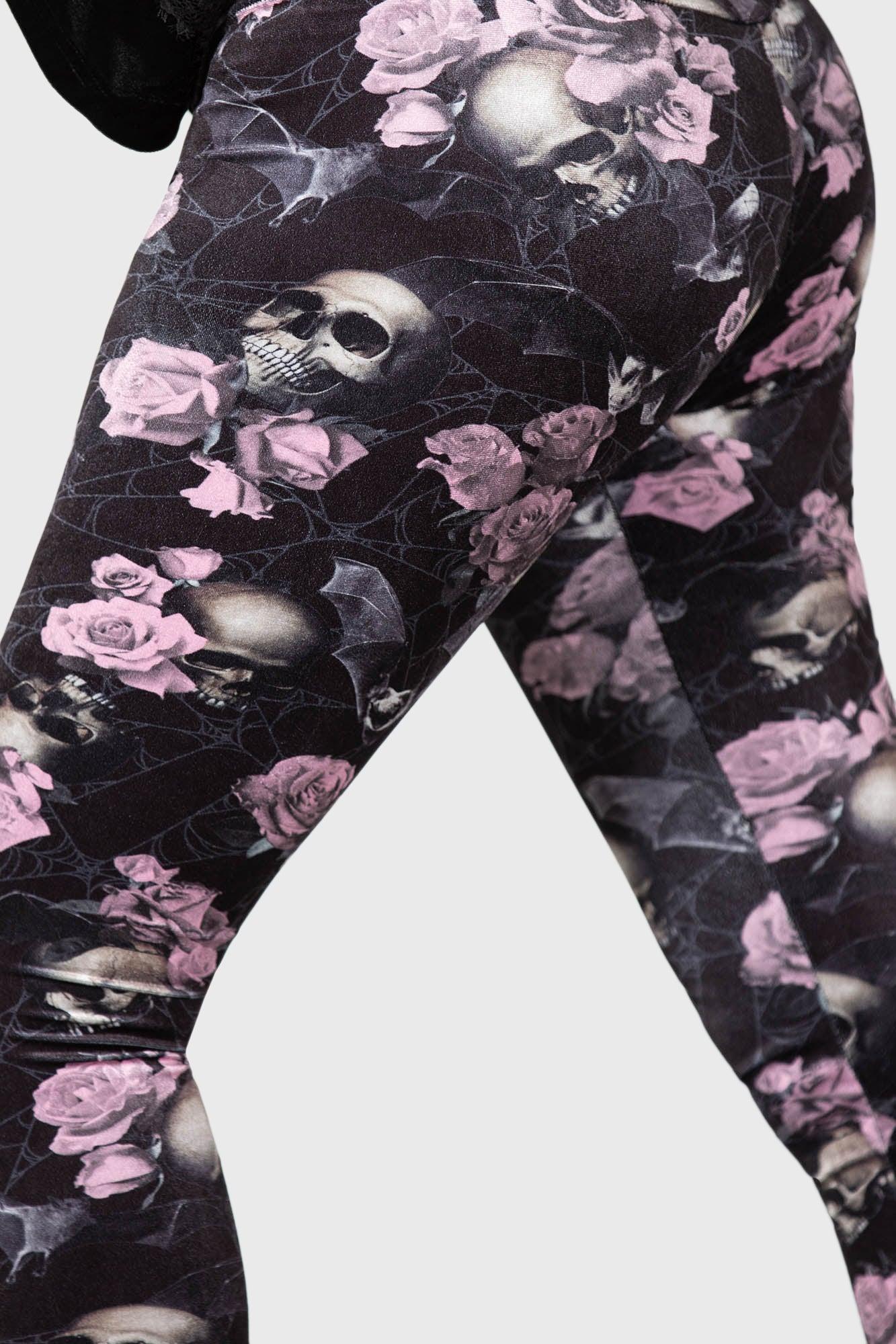 Hematite Leggings [BLACK/PINK] Female Product Image