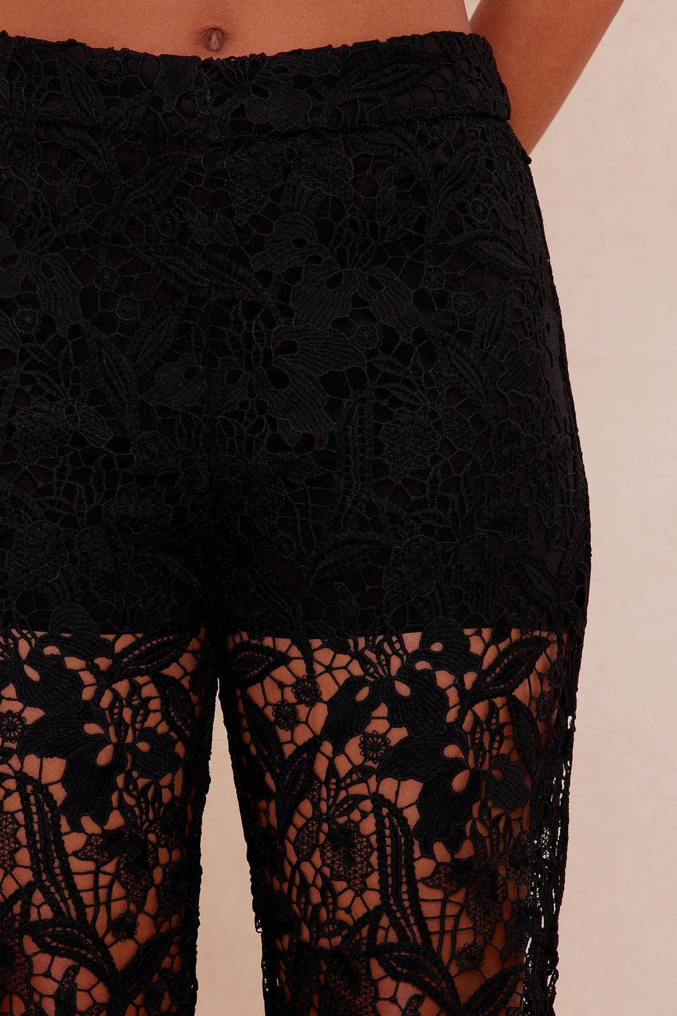 Brandi Lace Pant - Black Female Product Image