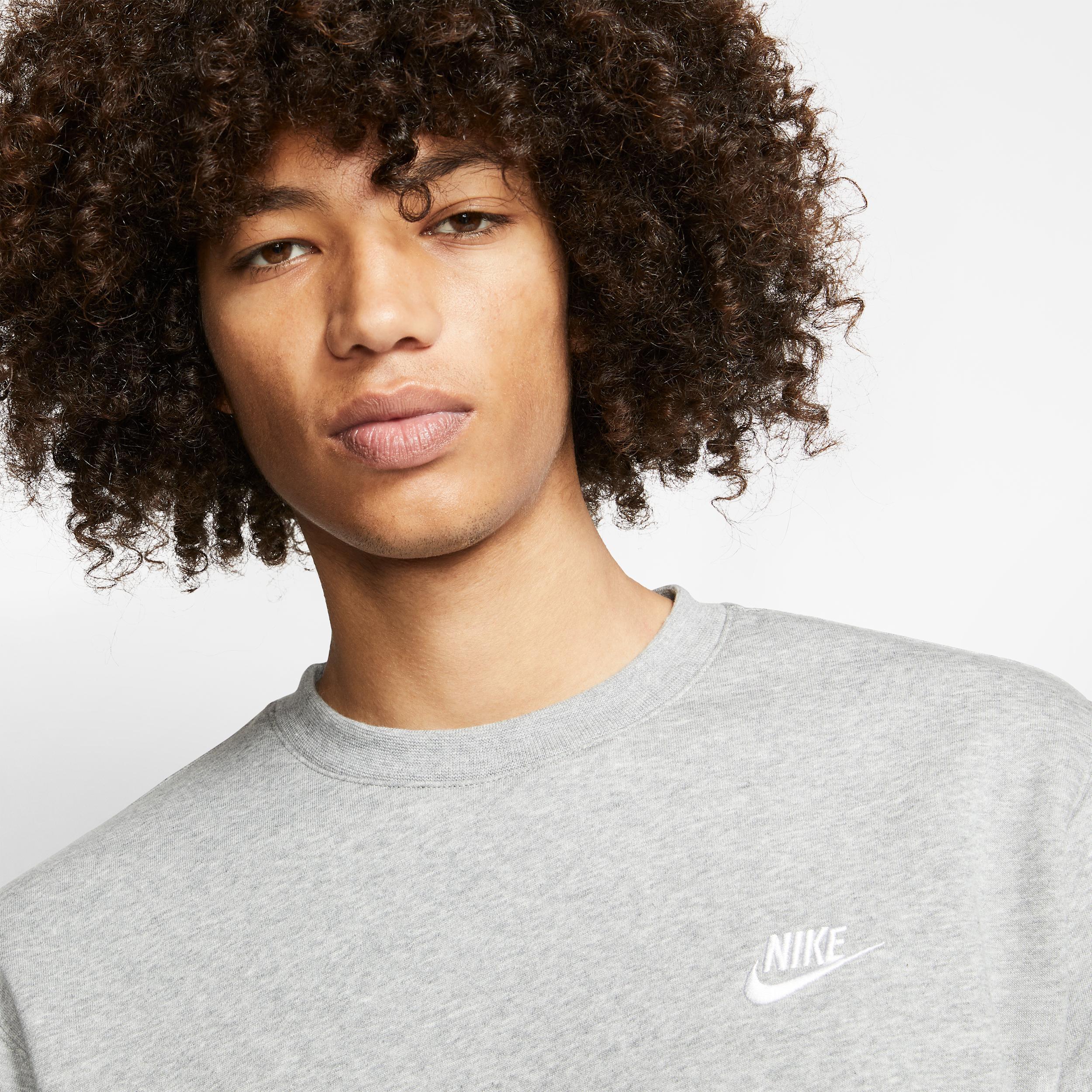 Mens Nike Sportswear Club Fleece Crew | BV2662-063 Product Image
