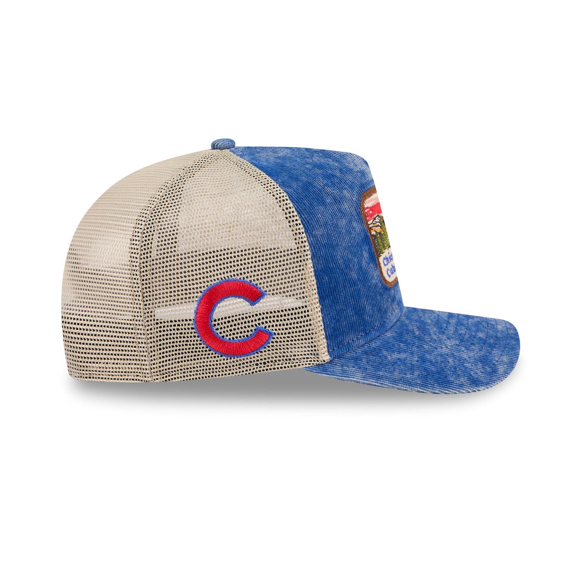 Chicago Cubs Vintage Landscape 9FIFTY A-Frame Trucker Hat Male Product Image