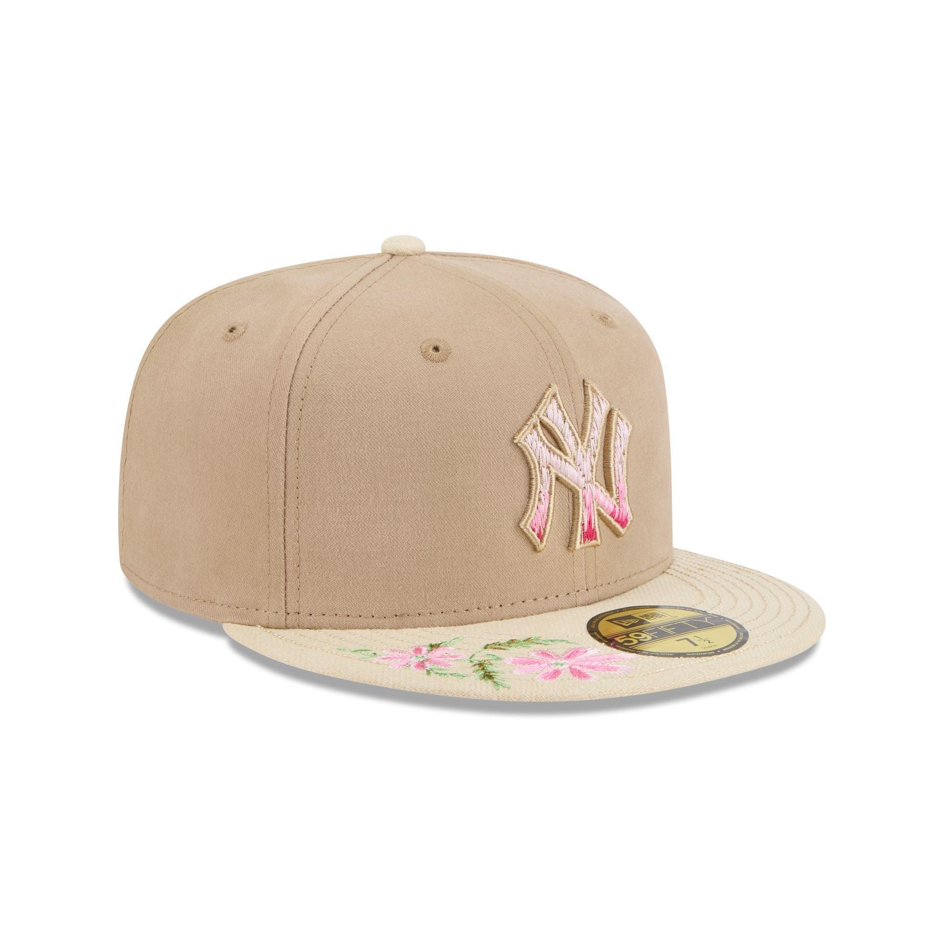New York Yankees Hand Stitched Floral 59FIFTY Fitted Hat Male Product Image