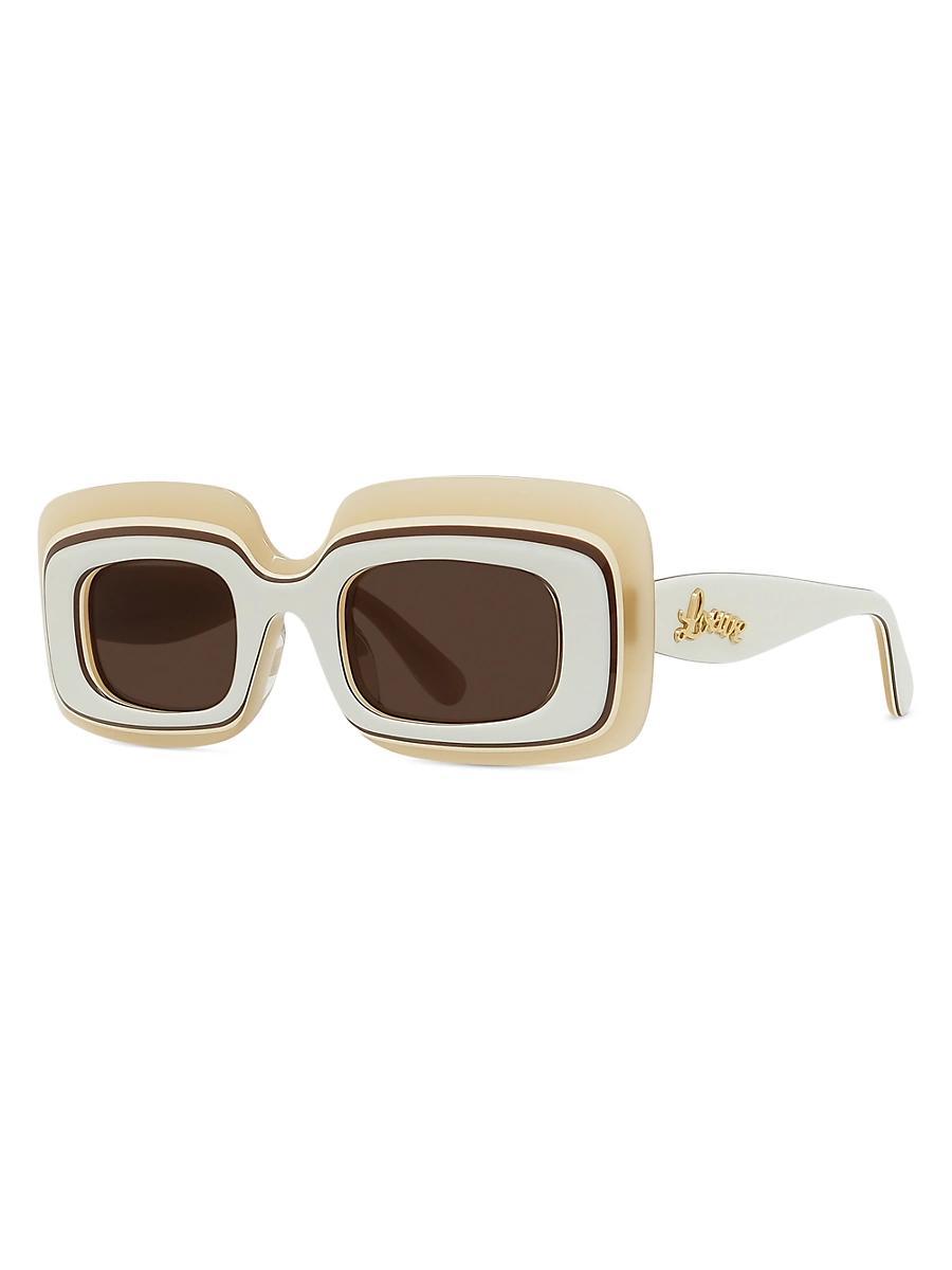 Womens LOEWE x Paulas Ibiza 47MM Rectangular Sunglasses Product Image