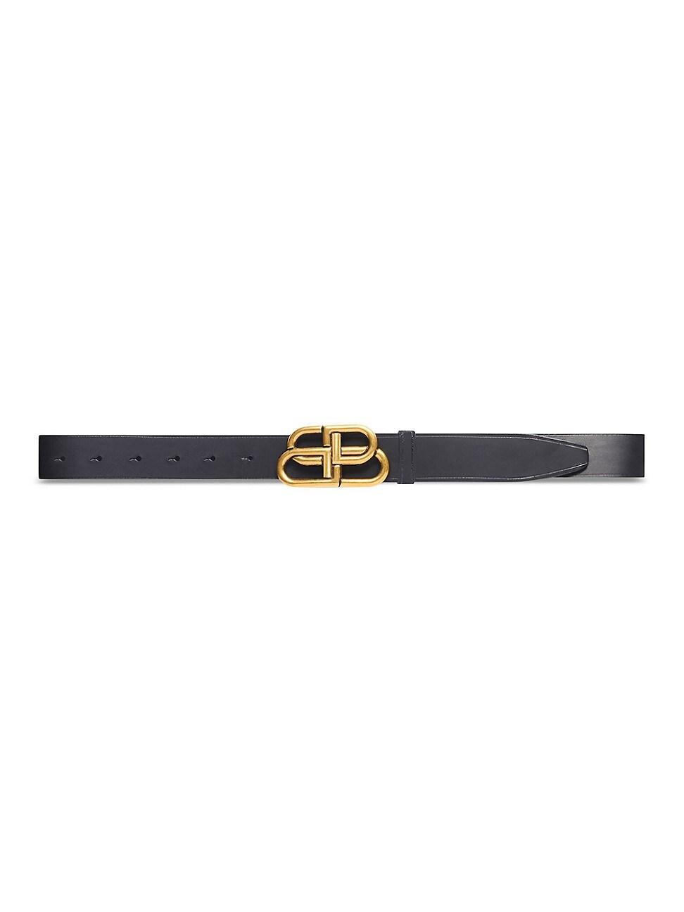 Mens BB-Logo Leather Belt Product Image