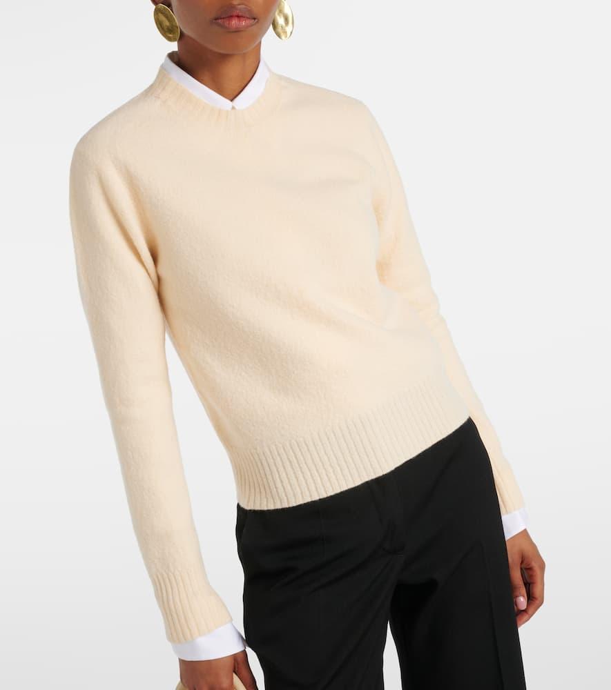 JIL SANDER Wool Sweater In Yellow Product Image