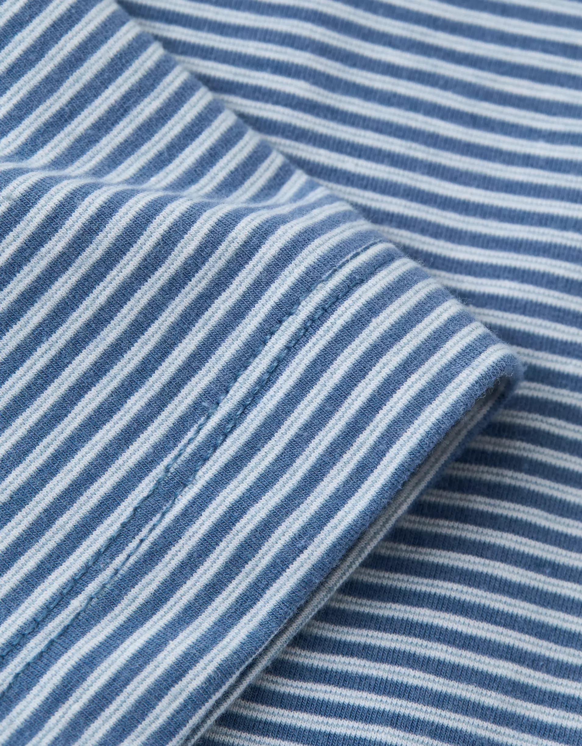 AE 24/7 Club Logo Striped Polo Shirt Product Image