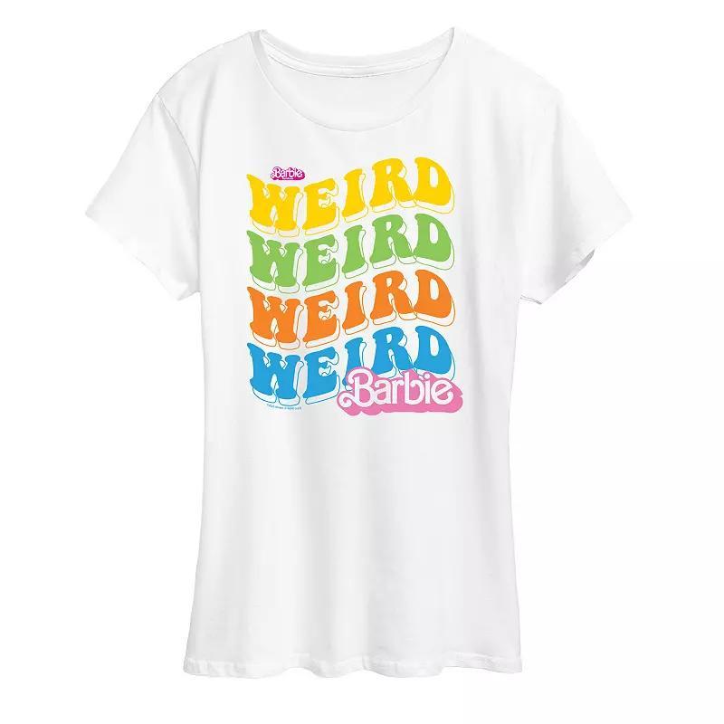 Women's Barbie The Movie Weird Stack Graphic Tee, Girl's,  Product Image