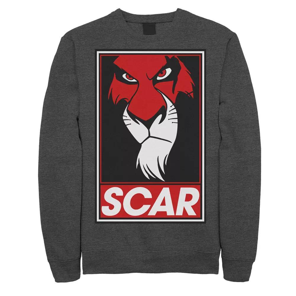 Men's Disney The Lion King Scar Poster Sweatshirt,  Product Image