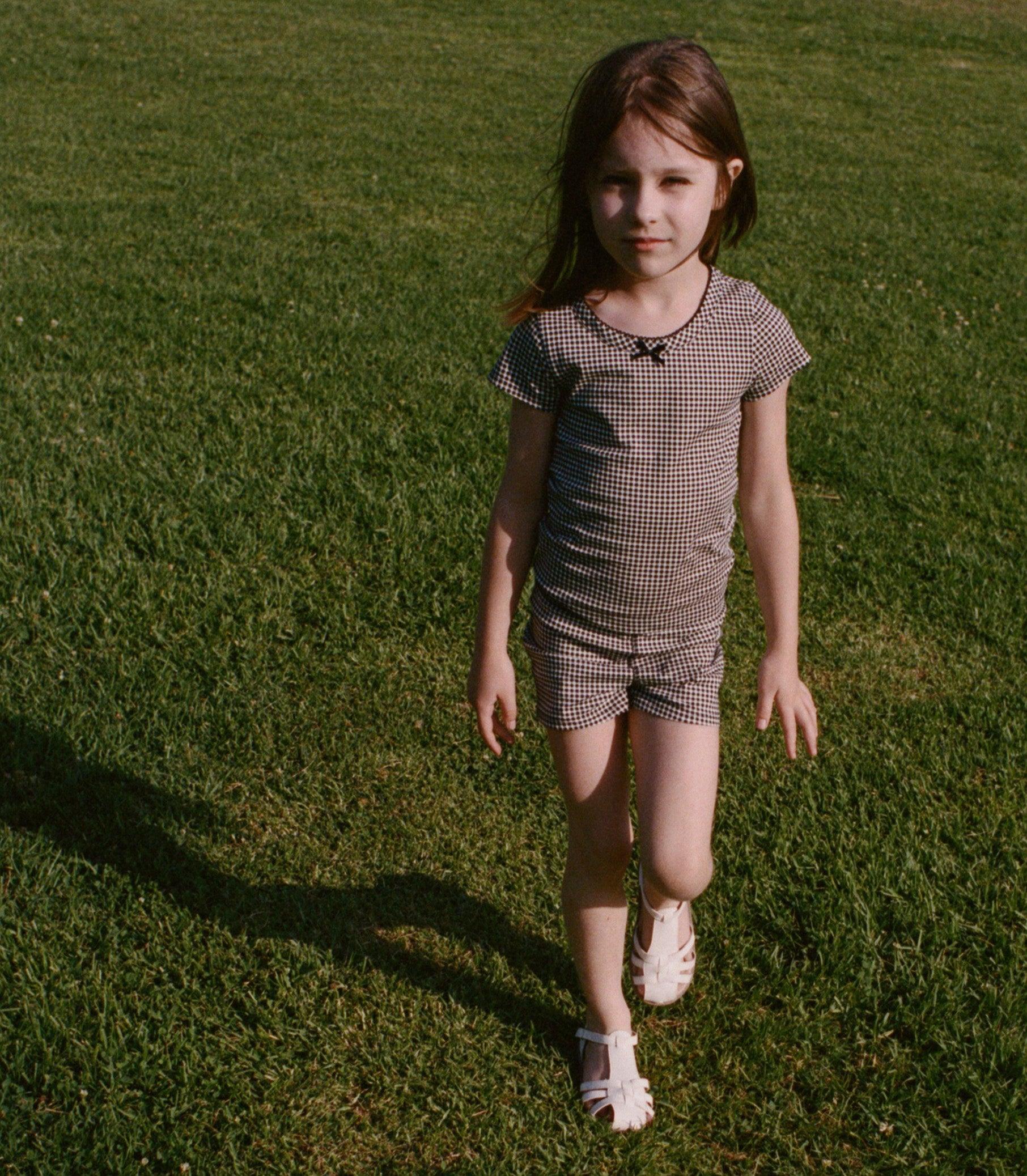 TOMMIE SHORT -- NOIR LA MADDALENA GINGHAM Product Image