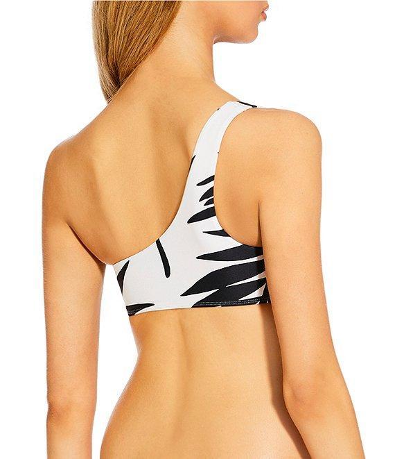 GB Leaf Print Extra High Leg Scoop Front Swim Bottom Product Image