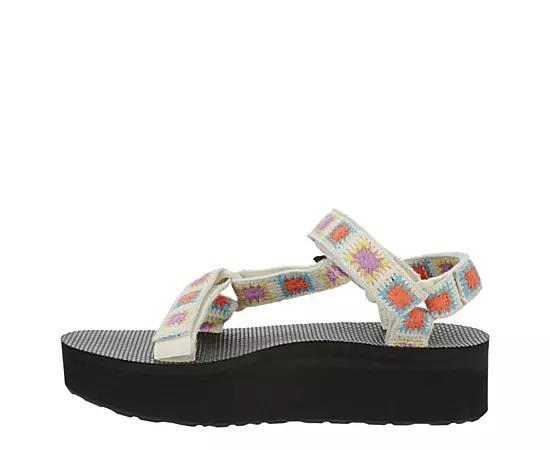 Teva Womens Flatform Crochet Outdoor Sandal Product Image