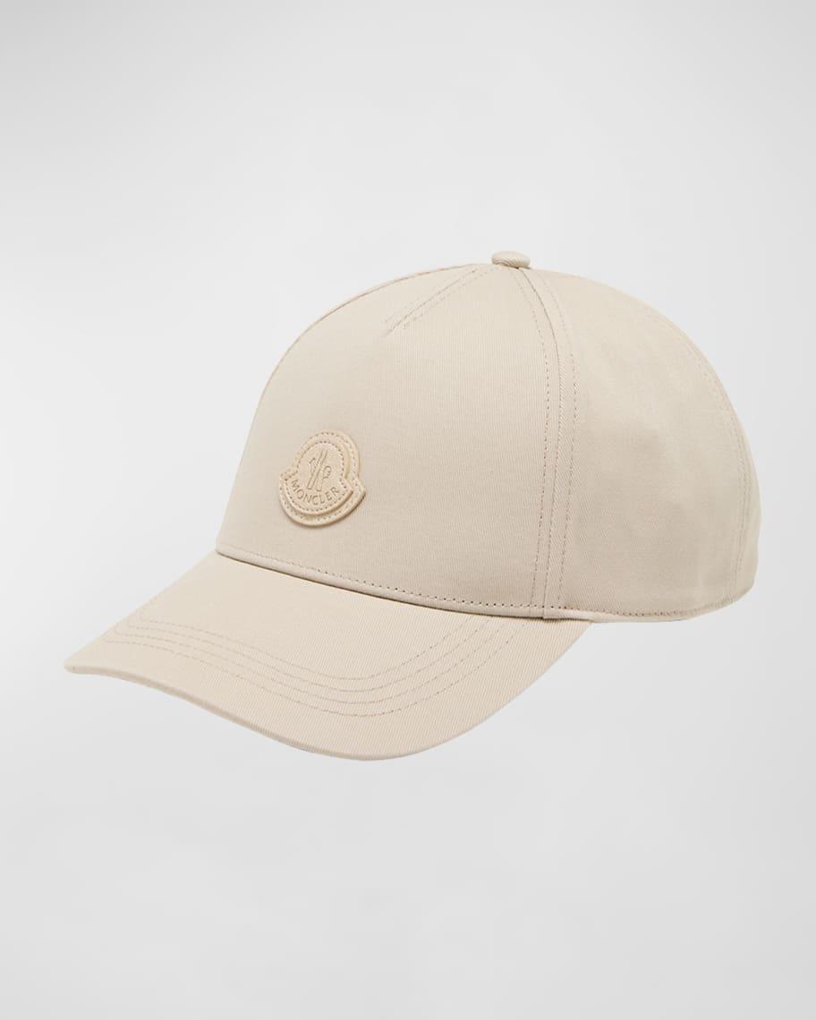 Men's Gabardine Leather-Patch Baseball Cap Product Image