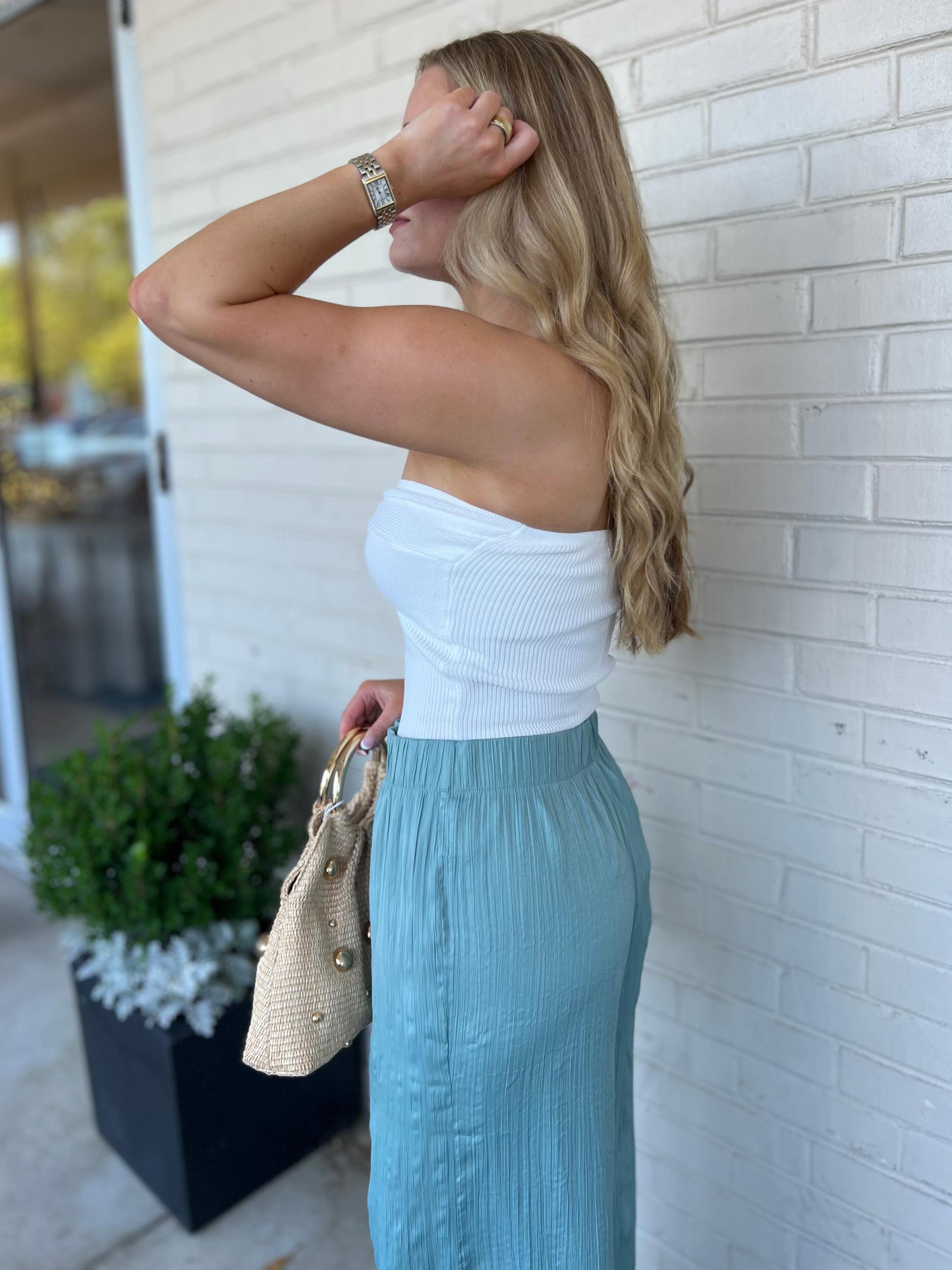 Laken Strapless Knit Top Product Image