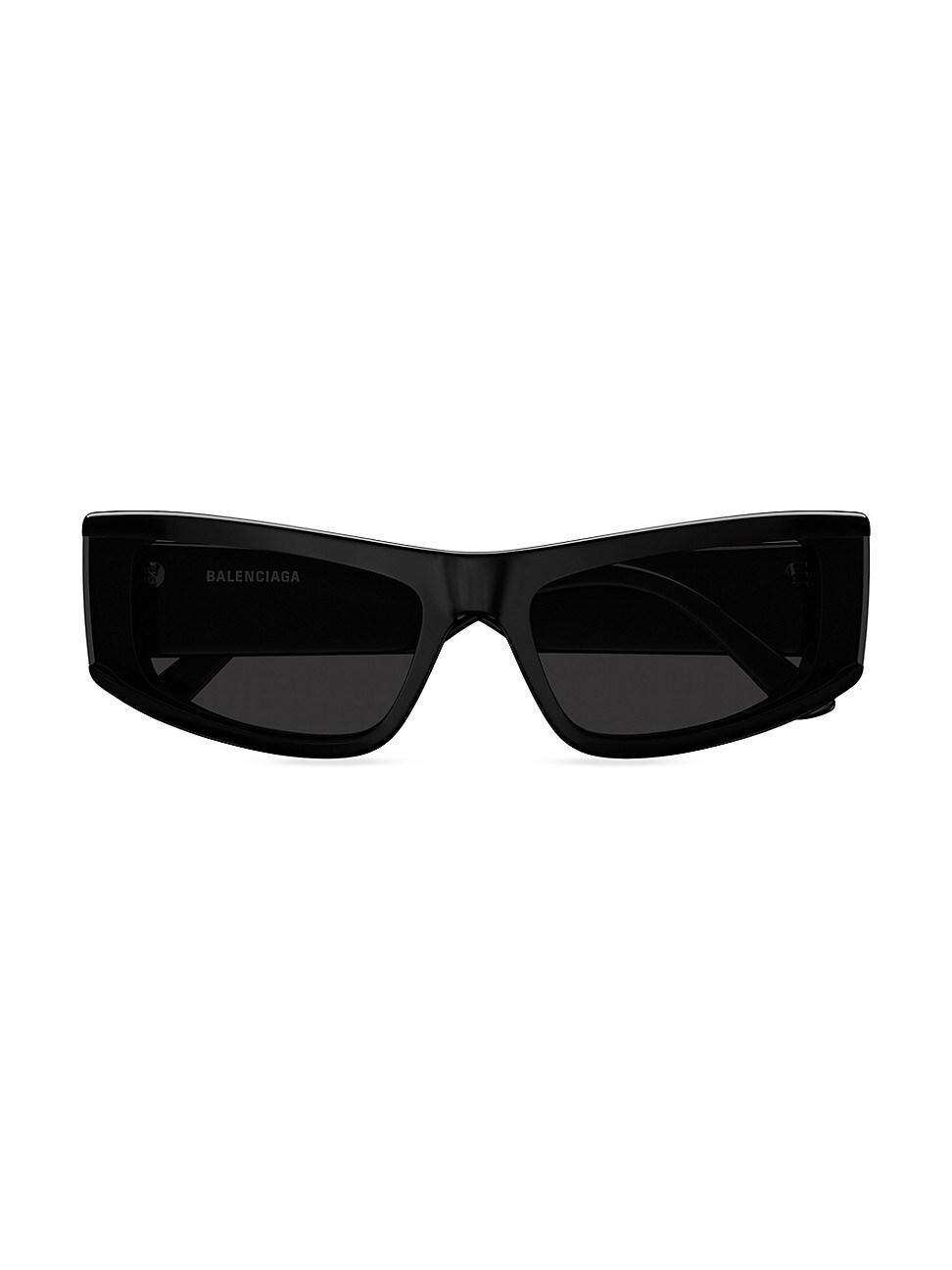 Mens BB0301SM Acetate Rectangle Sunglasses Product Image