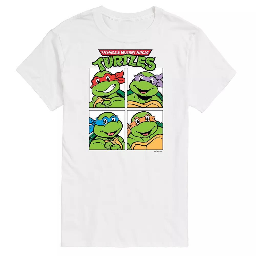 Big & Tall Avatar TMNT Group Graphic Tee, Men's, Size: 4XL Tall, White Product Image