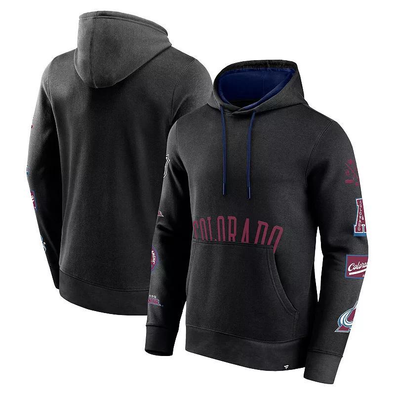 Mens Fanatics Branded Colorado Avalanche Wild Winner Fleece Pullover Hoodie Product Image