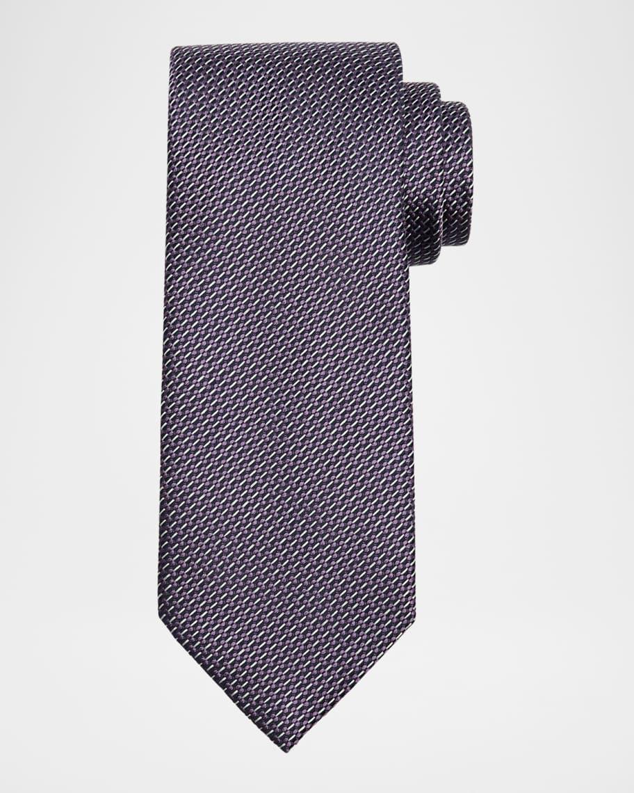 Men's Micro-Woven Silk Tie Product Image