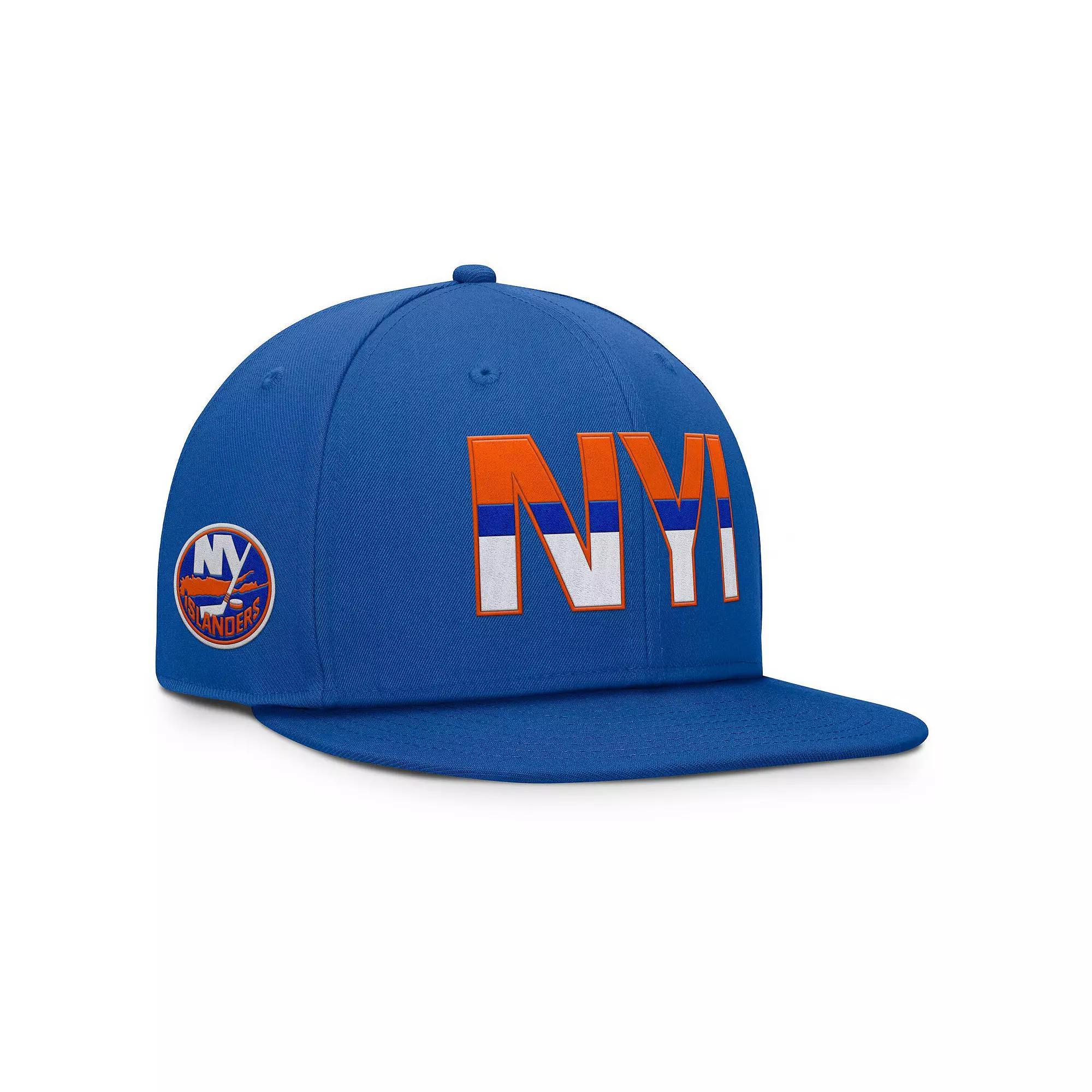 Men's Fanatics Royal New York Islanders Authentic Pro Rink Snapback Hat, Isl Blue Product Image