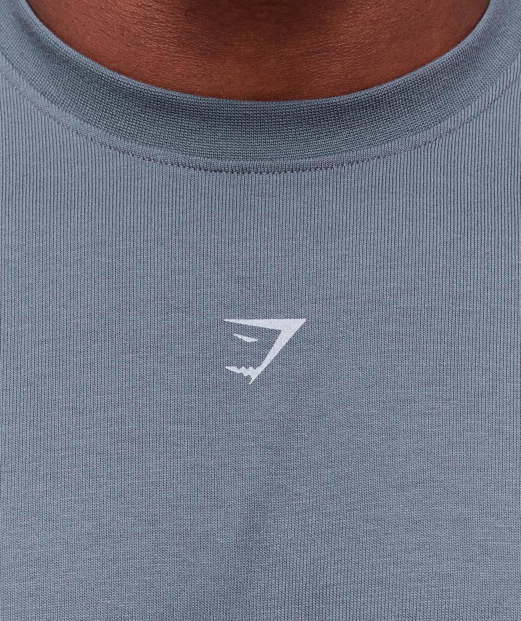 Gymshark Forged By Iron T-Shirt - Iron Blue Male Product Image