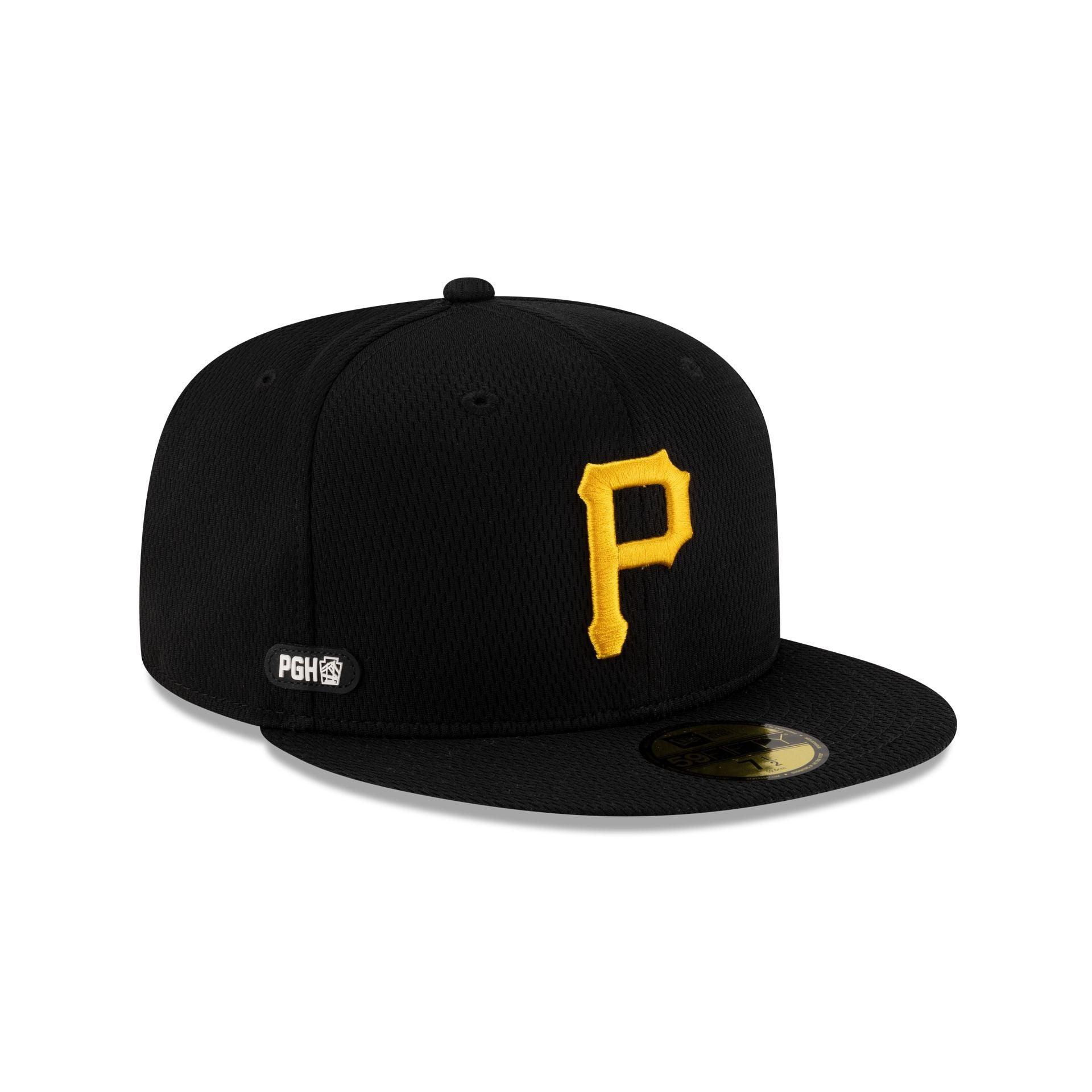 Pittsburgh Pirates 2025 Clubhouse Black 59FIFTY Fitted Hat Male Product Image