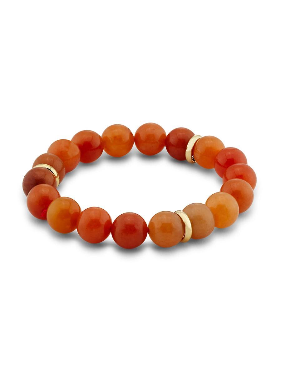 Womens Uluwatu 14K Yellow Gold & Carnelian Bracelet Product Image