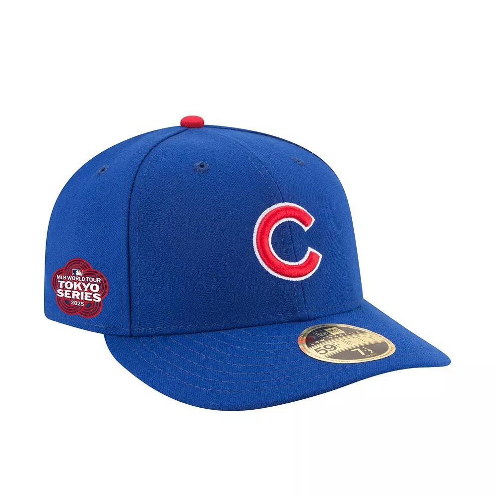 Men's New Era Royal Chicago Cubs 2025 MLB World Tour: Tokyo Series Side Patch Low Profile 59FIFTY Fitted Hat,  Product Image