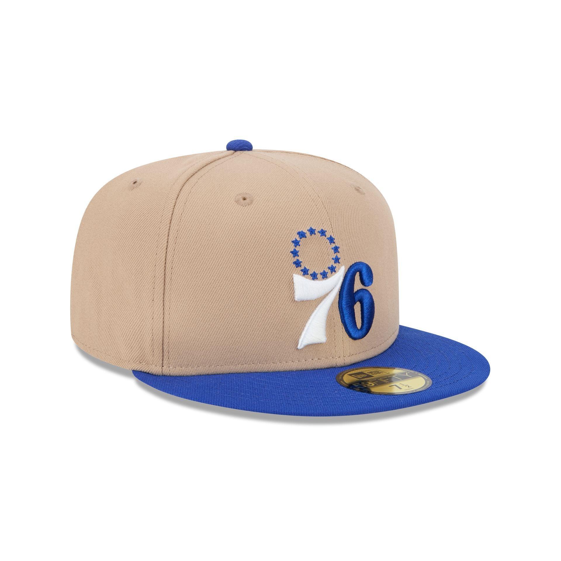 Philadelphia 76ers Camel 59FIFTY Fitted Hat Male Product Image