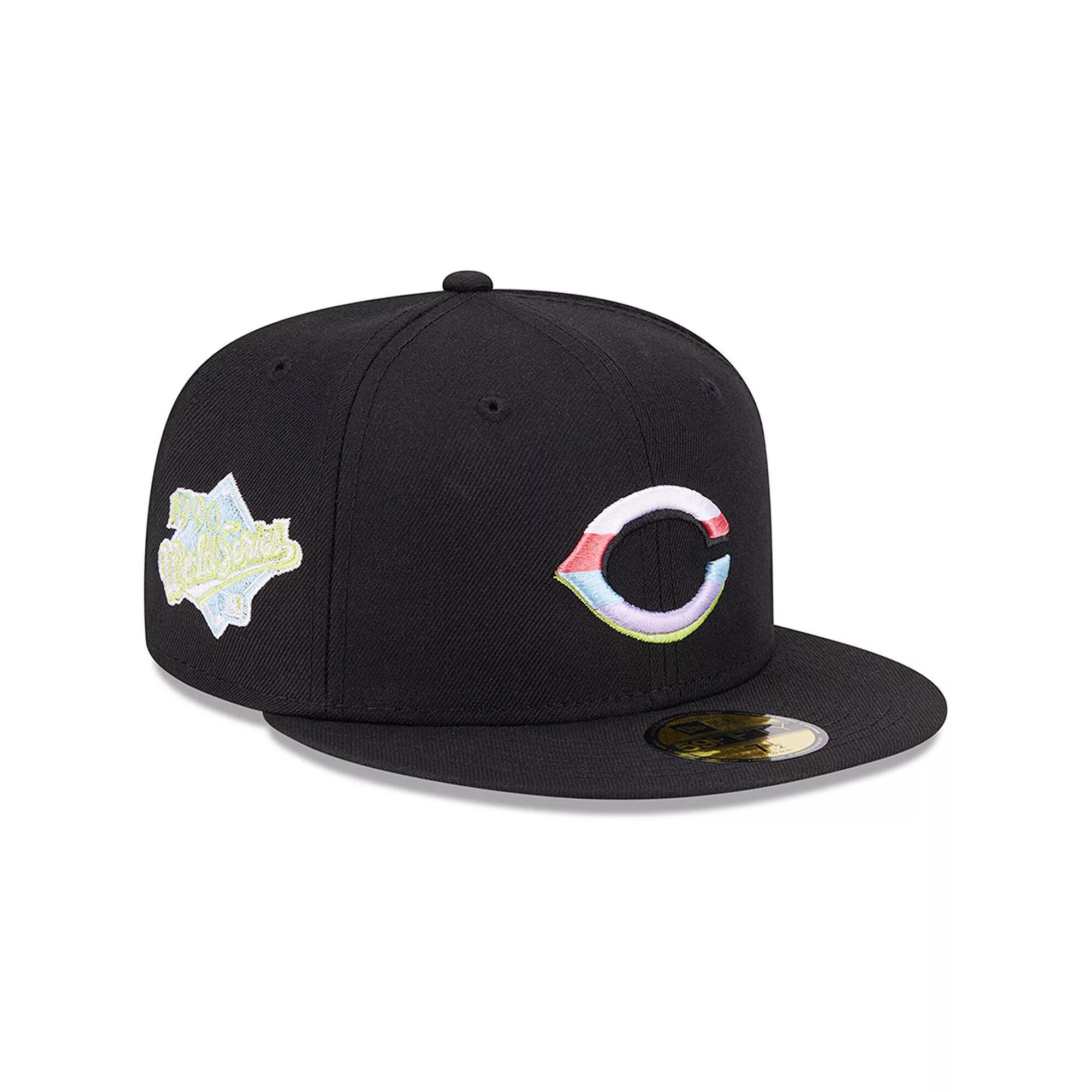 Men's New Era Black Cleveland Guardians 2024 Armed Forces Day On-Field 59FIFTY Fitted Hat,  Product Image