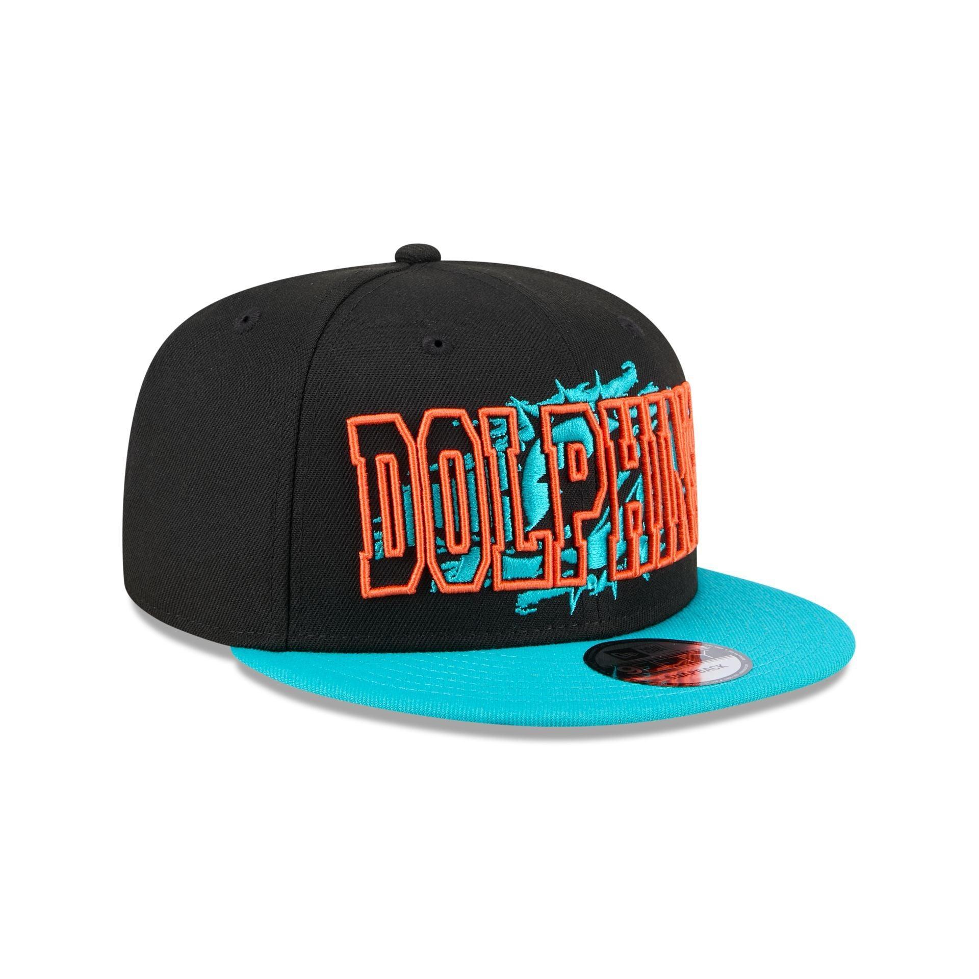 Miami Dolphins Splatter 9FIFTY Snapback Hat Male Product Image