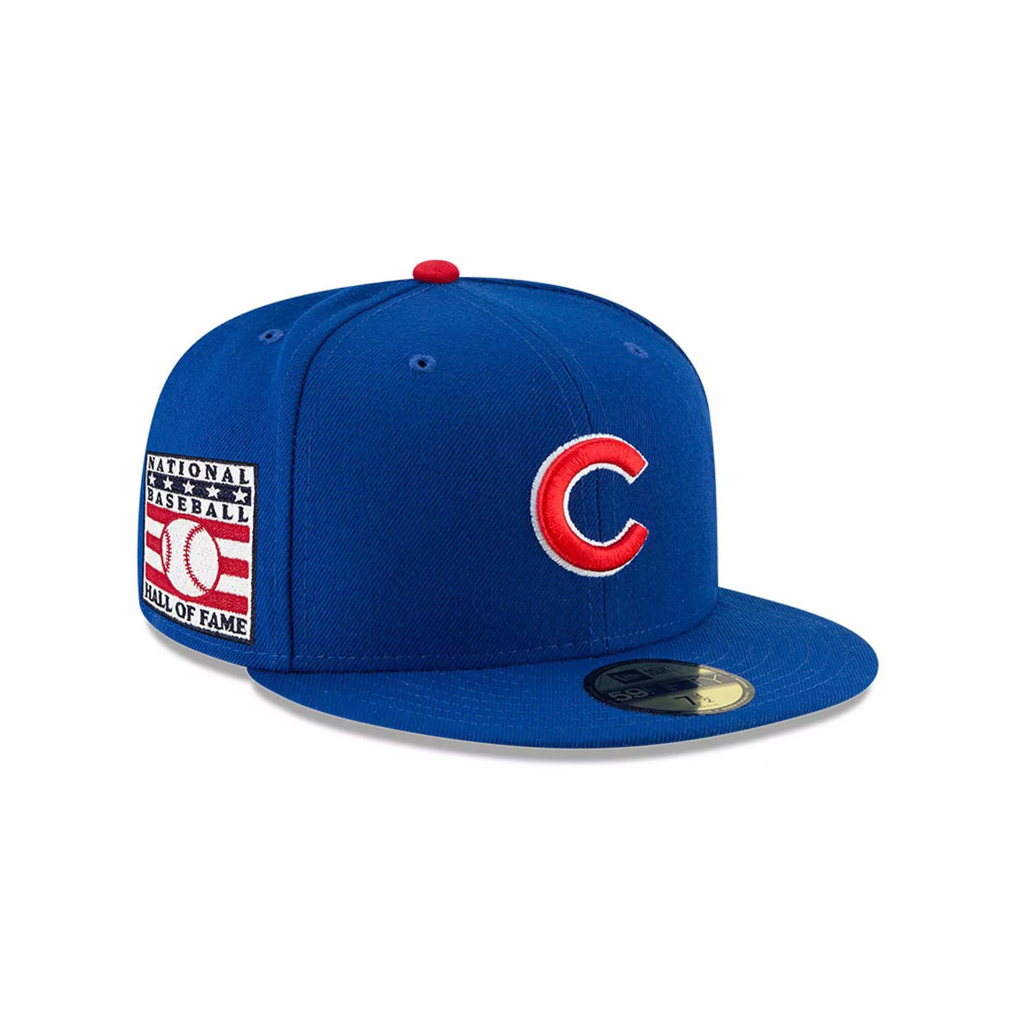 Men's New Era Royal Chicago Cubs National Baseball Hall of Fame 59FIFTY Fitted Hat, Size: 7 3/4, Blue Product Image