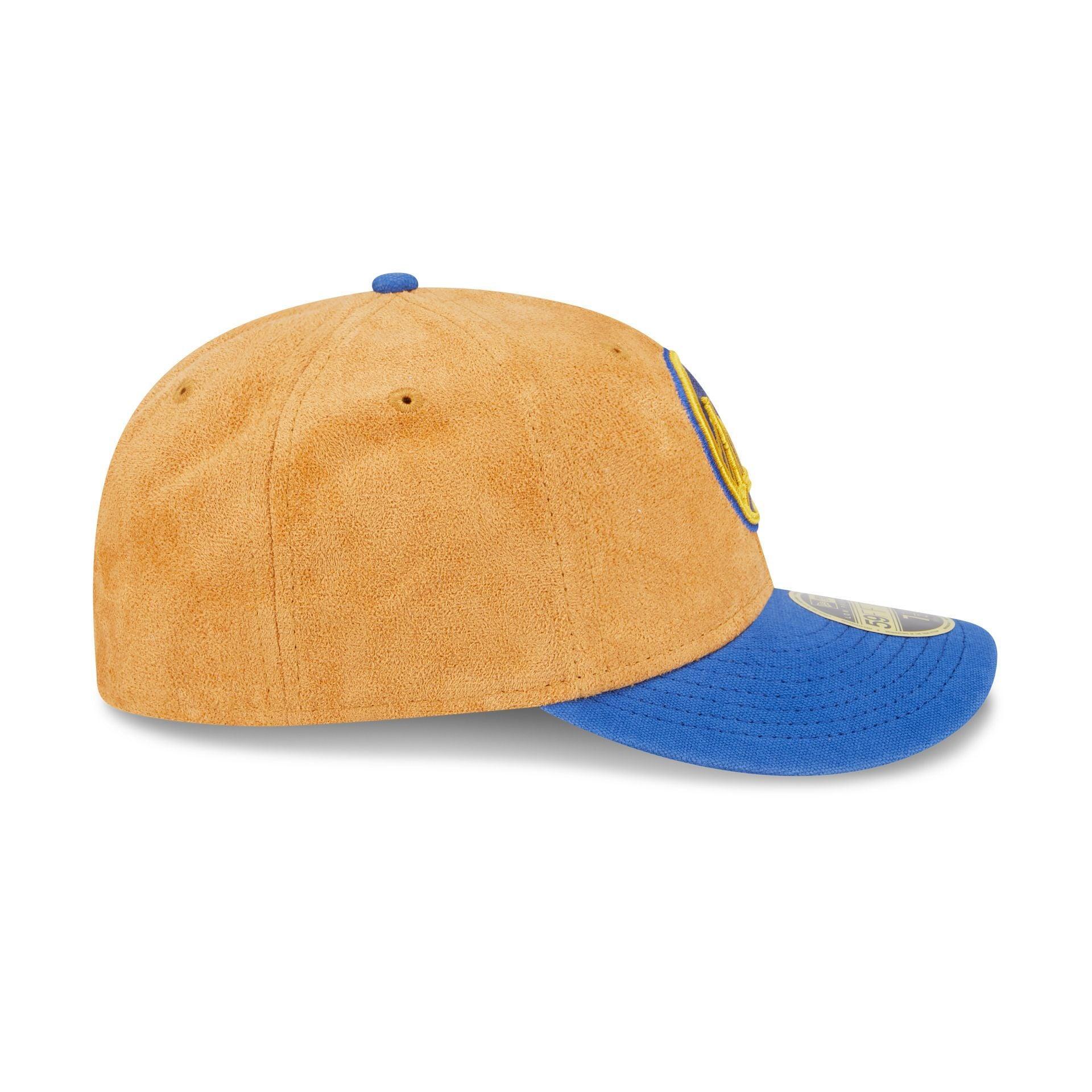 Golden State Warriors Tan Texture Low Profile 59FIFTY Fitted Hat Male Product Image