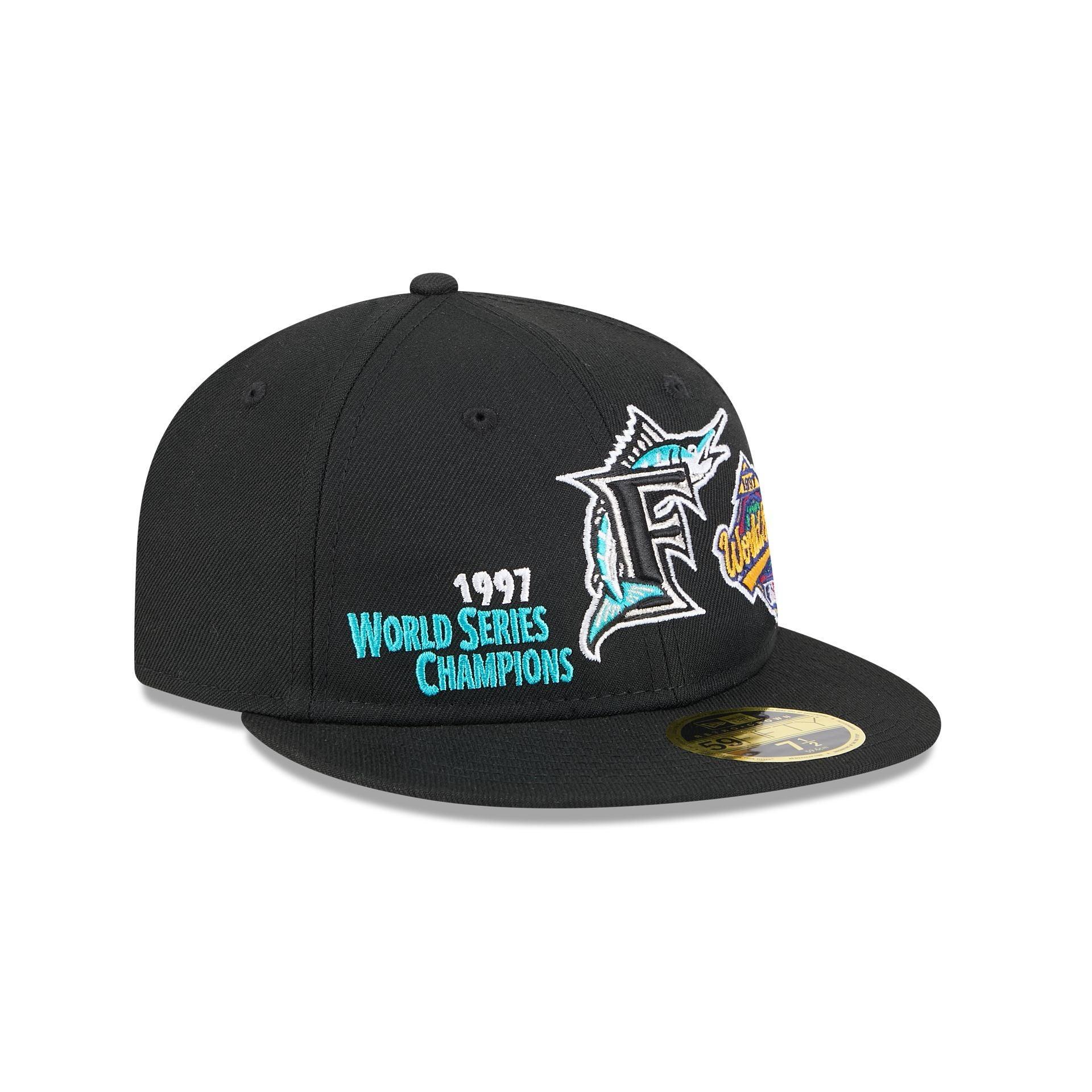 Miami Marlins Championship Pack Retro Crown 59FIFTY Fitted Hat Male Product Image