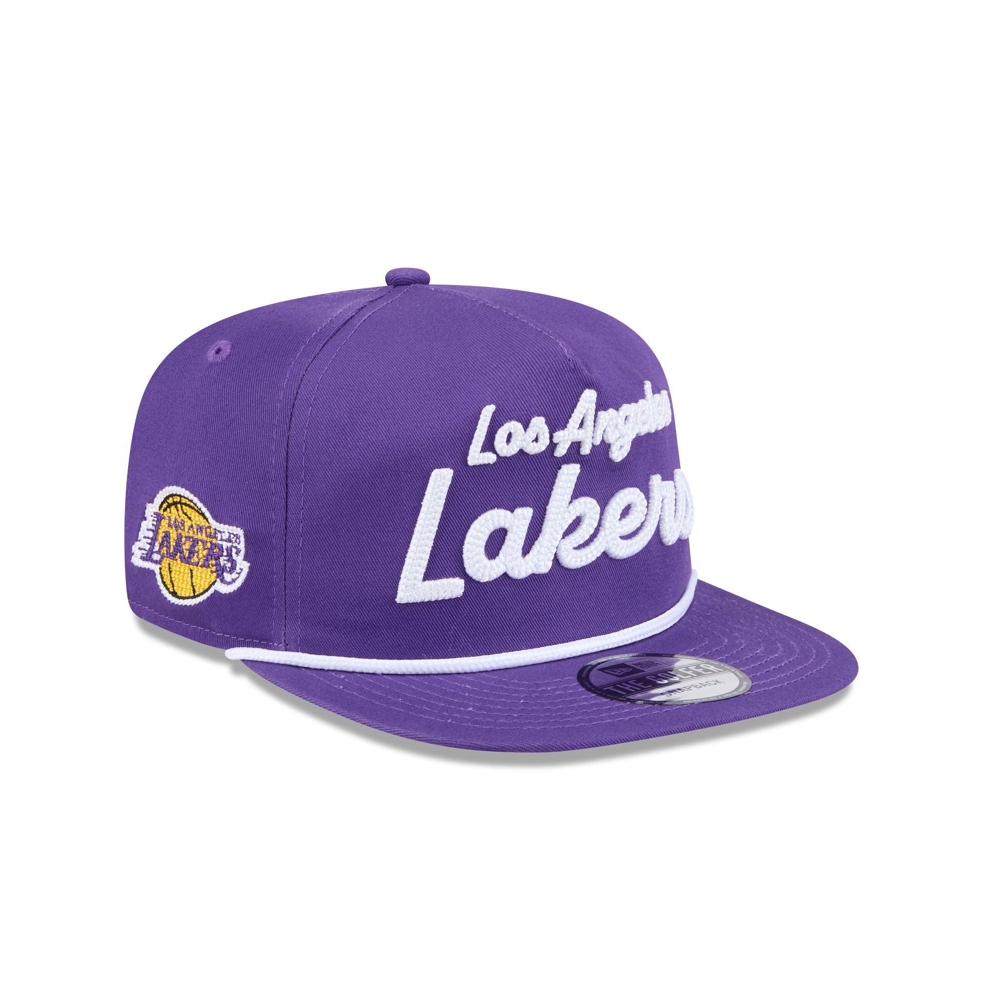 Los Angeles Lakers Team Text Golfer Hat Male Product Image