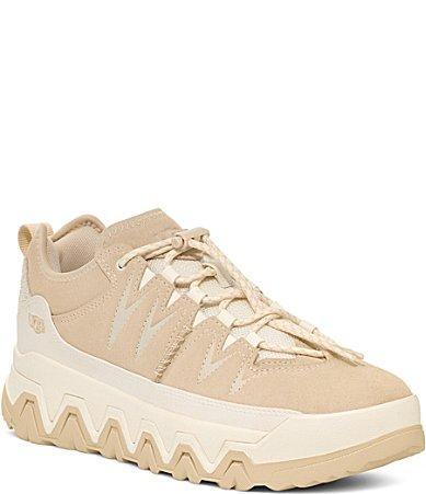 UGG Mens CapTrail Low Suede/Textile/Recycled Materials Sneakers Product Image