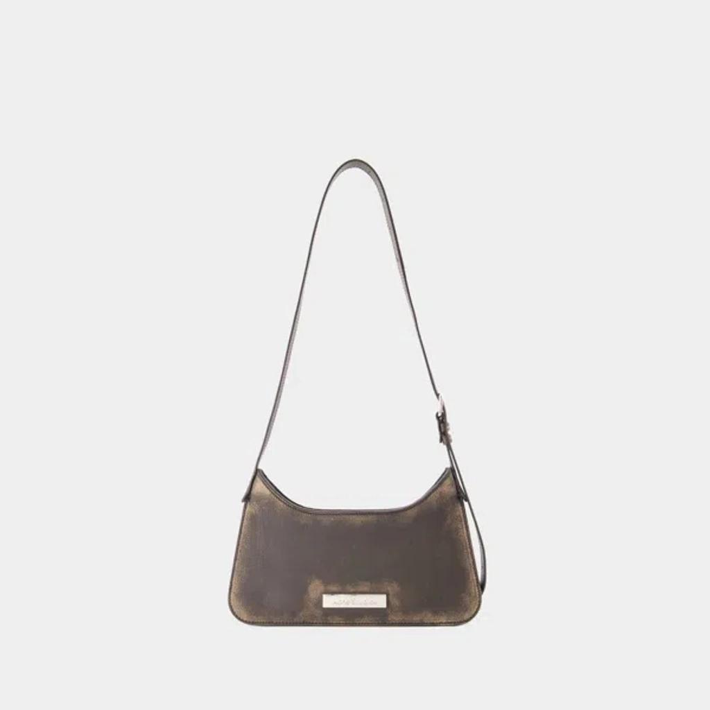 ACNE STUDIOS Platt Mini Shoulder Bag In Brown Product Image