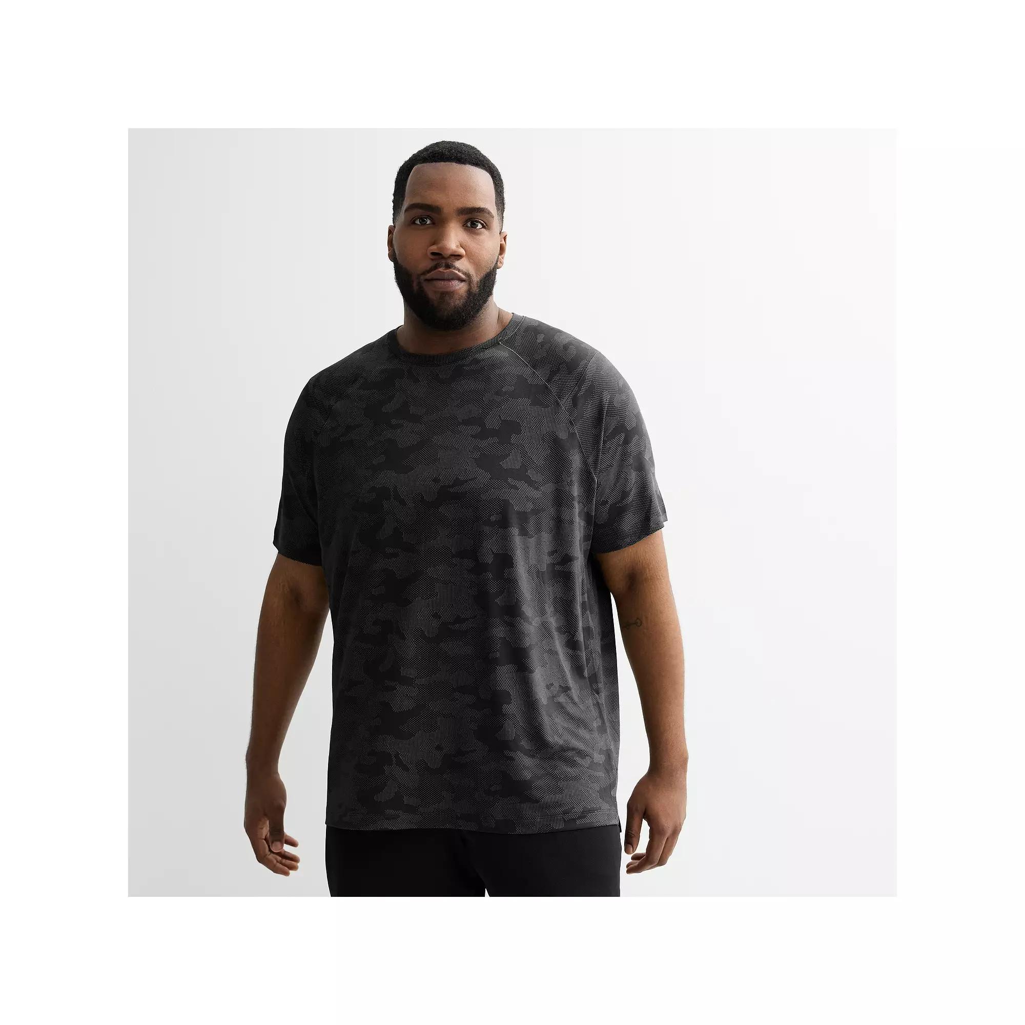 Big & Tall Tek Gear® Performance Tee, Men's, Size: XL Tall, Mineral Black Product Image