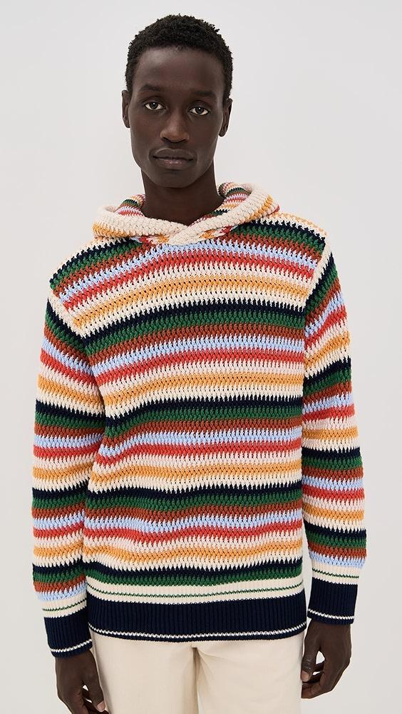 Orlebar Brown Kirk Striped Hoodie | Shopbop Product Image