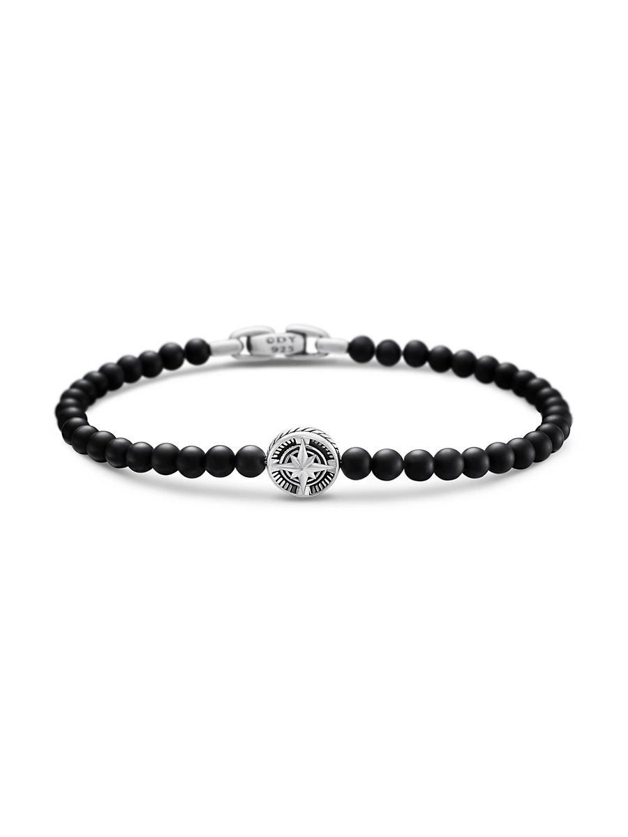 Mens Spiritual Beads Compass Bracelet Product Image