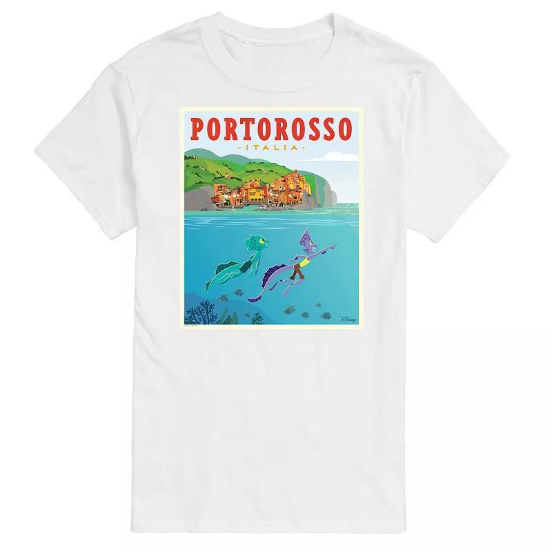 Disney's Luca Men's Portorossa Italy Postcard Graphic Tee,  Product Image