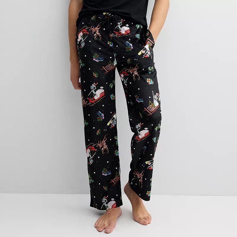 Mens Rick and Morty Holiday Sleep Pants Product Image