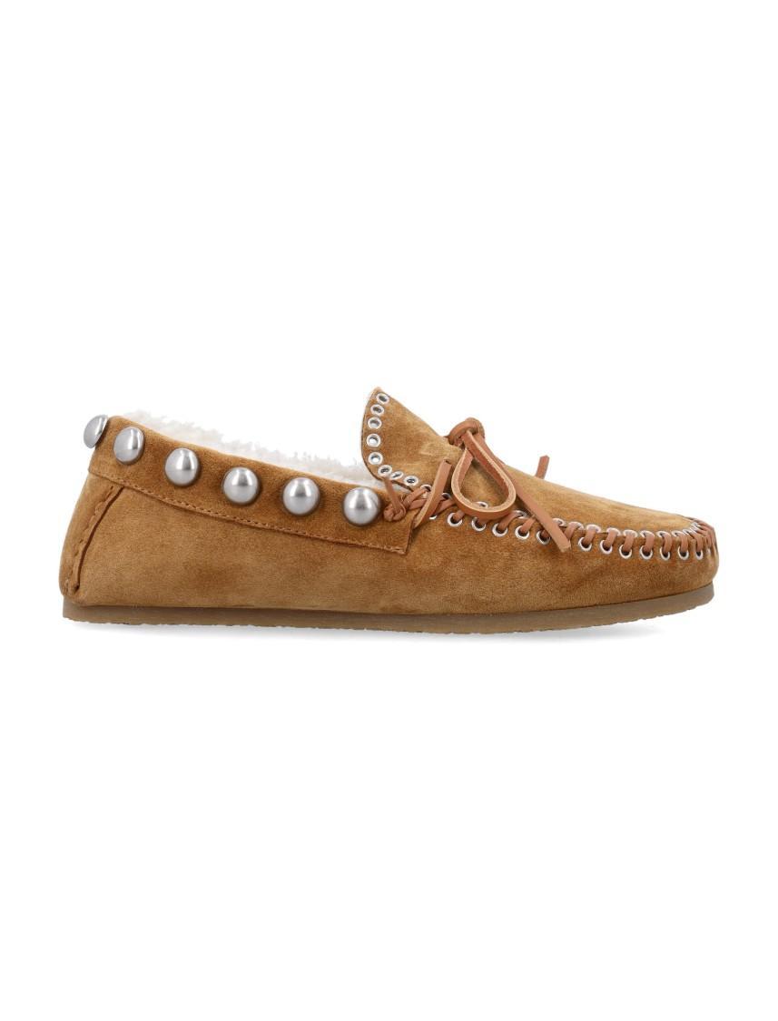 Fitza Shearling Loafer In Brown Product Image