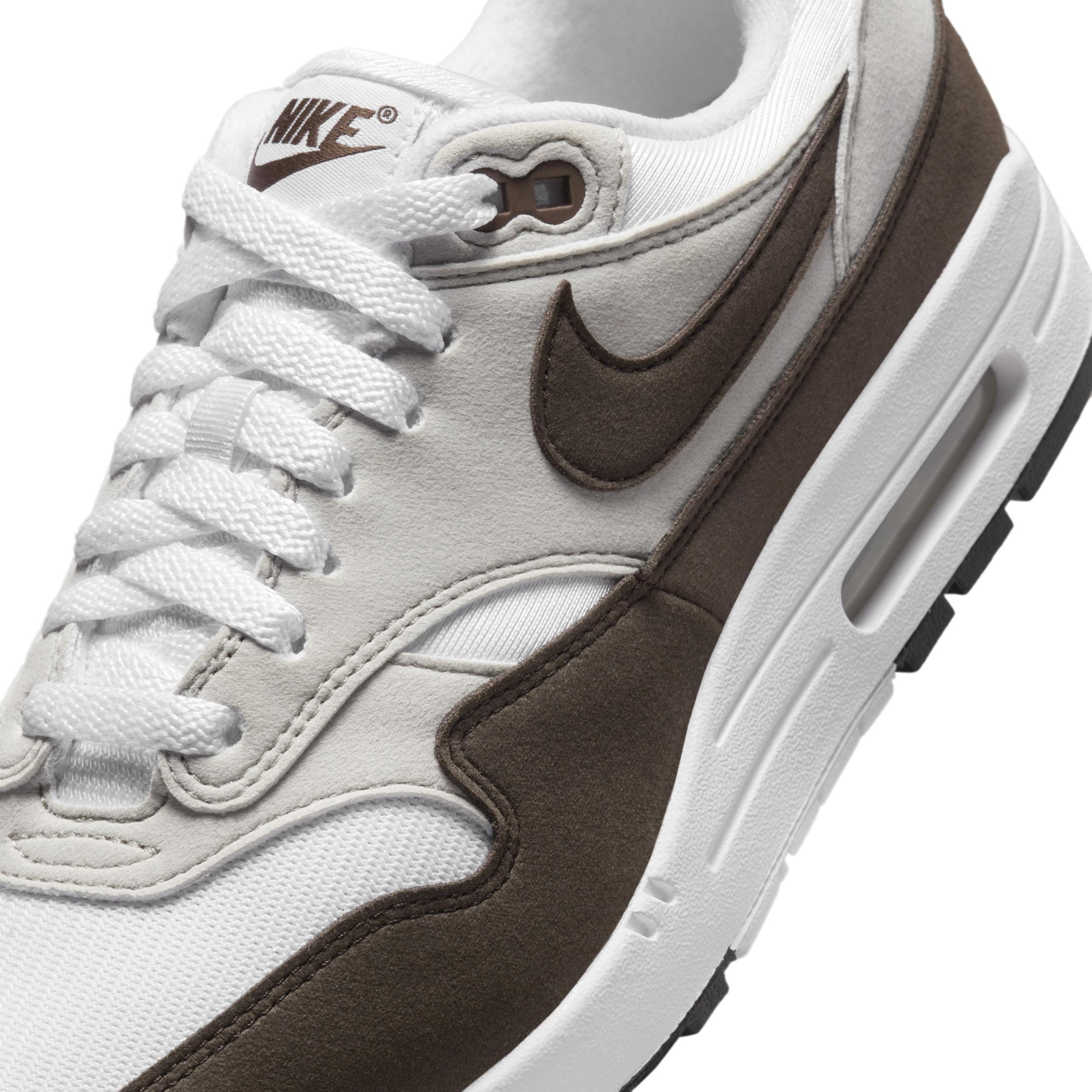 Nike Womens Nike Air Max 1 - Womens Shoes Grey/Brown Product Image