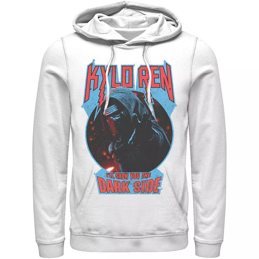 Men's Star Wars Kylo Ren Show You The Dark Side Metal Text Hoodie, Size: 3XL, Royal Product Image