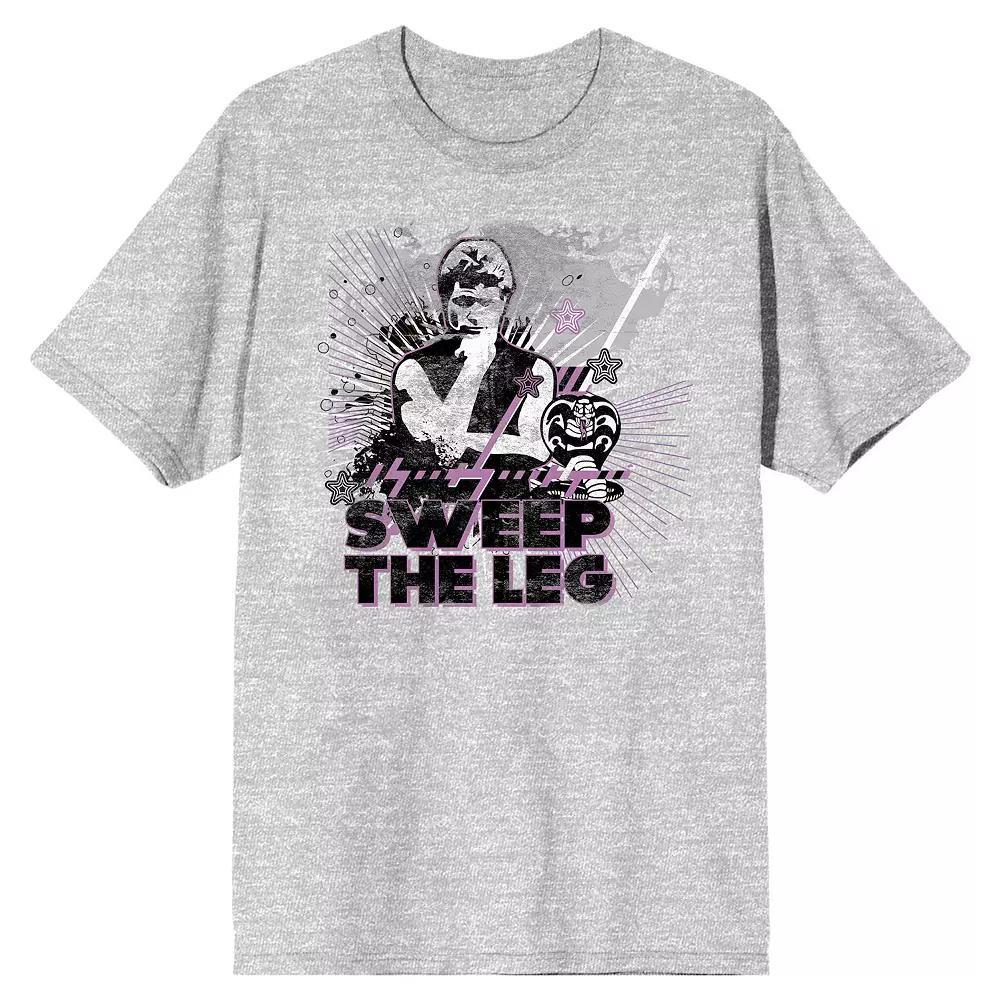 Men's Cobra Kai "Sweep The Leg" Graphic Tee, Size: Small, Gray Product Image