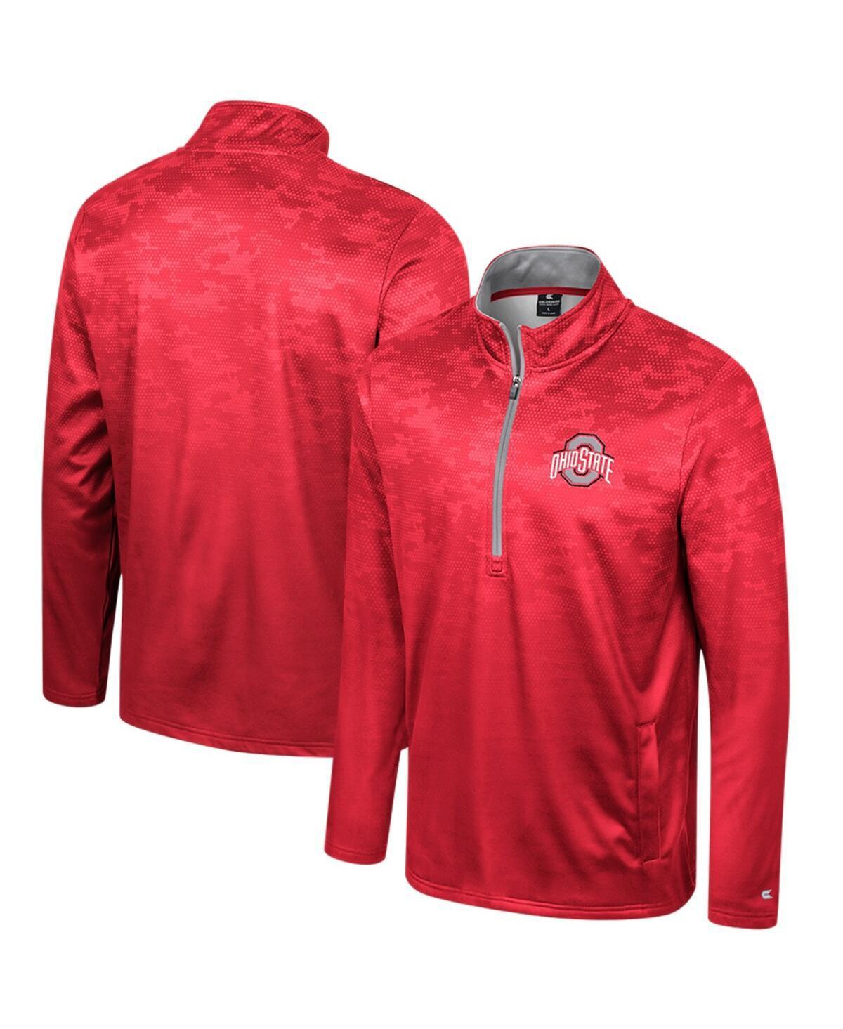 Mens Colosseum Royal Florida Gators The Machine Half-Zip Jacket Product Image