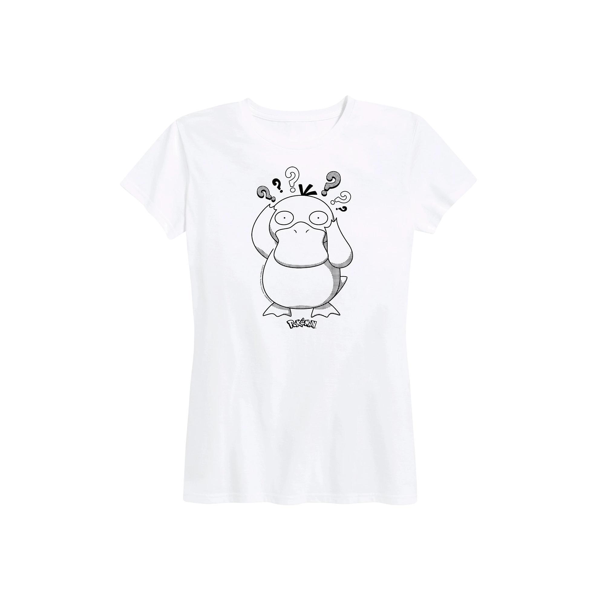 Plus Pokemon Psyduck Pattern Graphic Tee, Women's,  Product Image