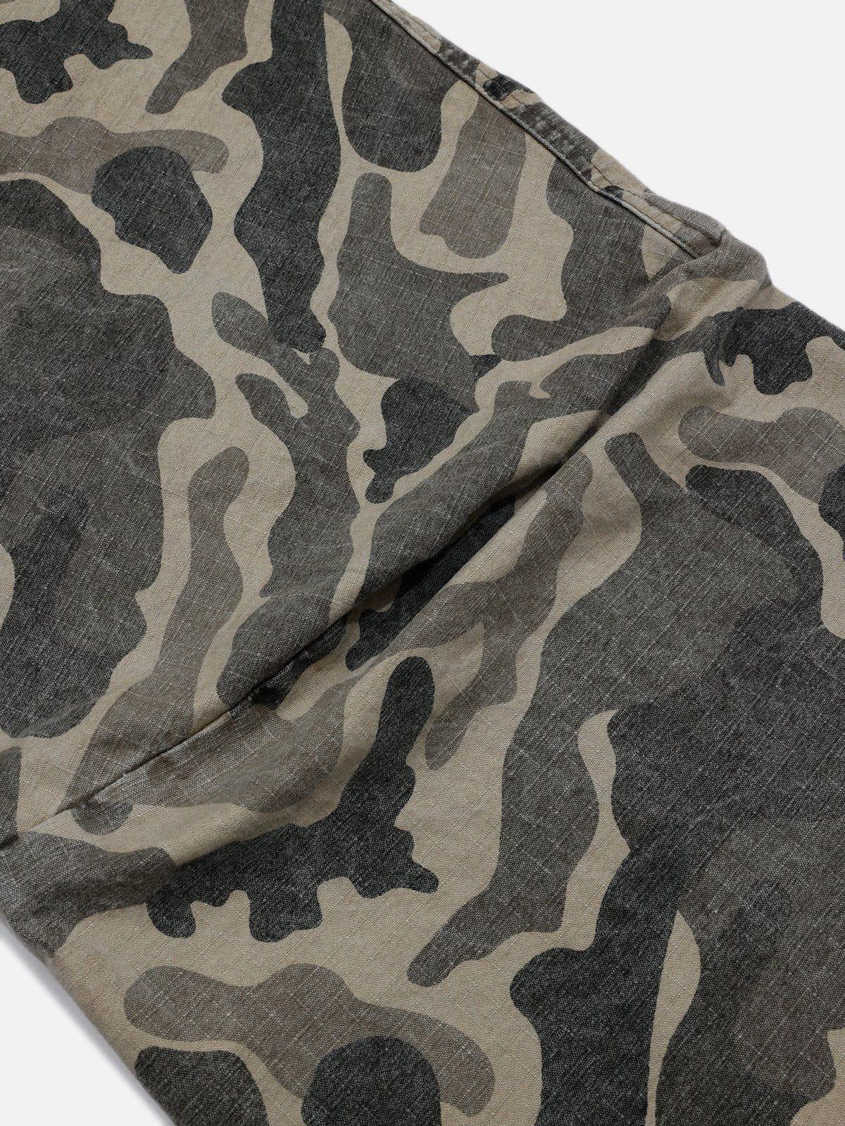 Aelfric Eden Wrinkle Camouflage Loose Jeans Product Image