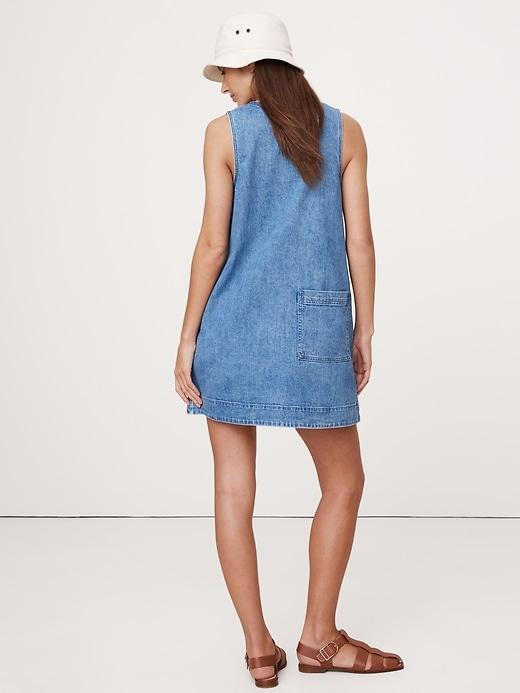 Denim Shift Dress Product Image