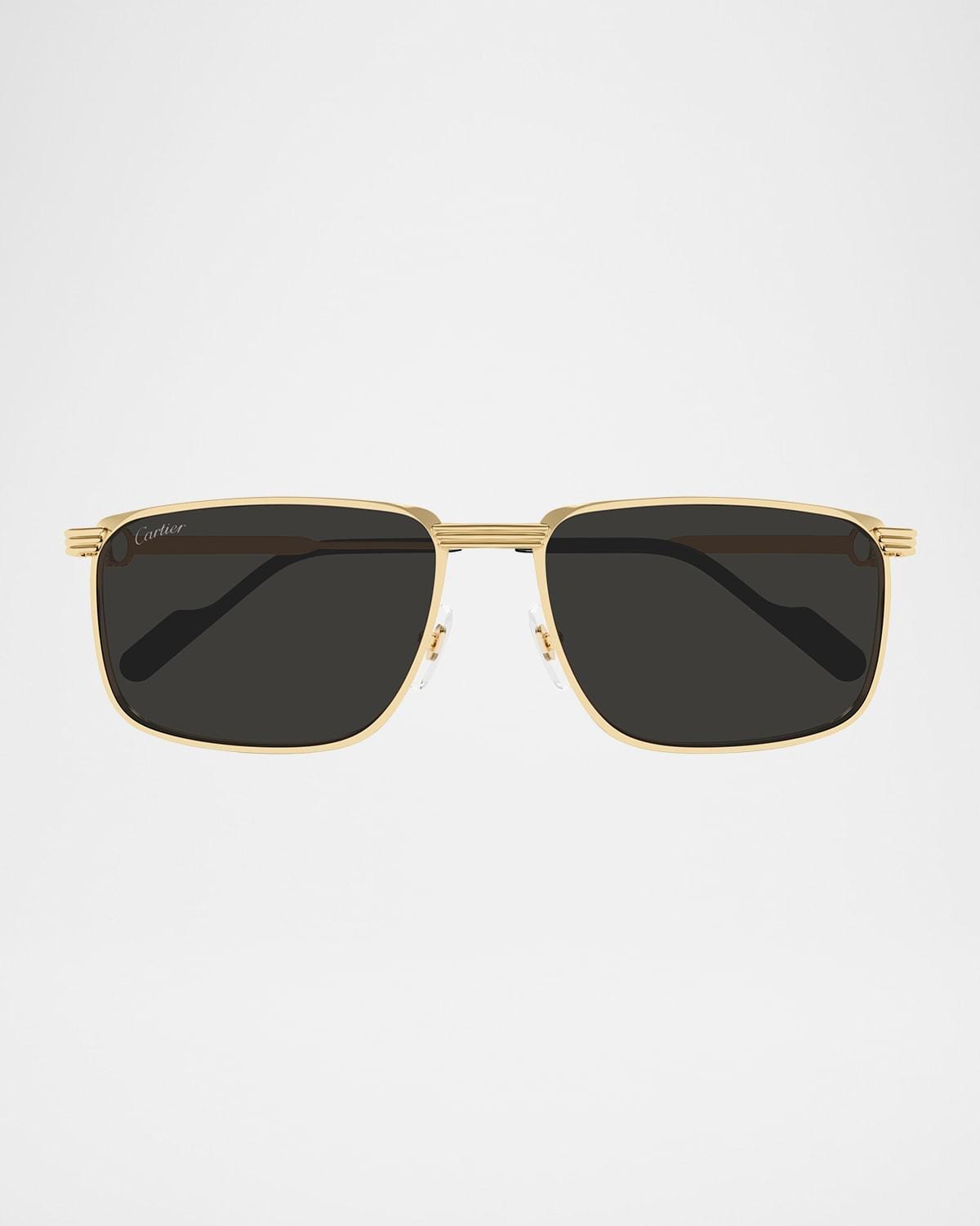 Mens CT0534SM Metal Rectangle Sunglasses Product Image