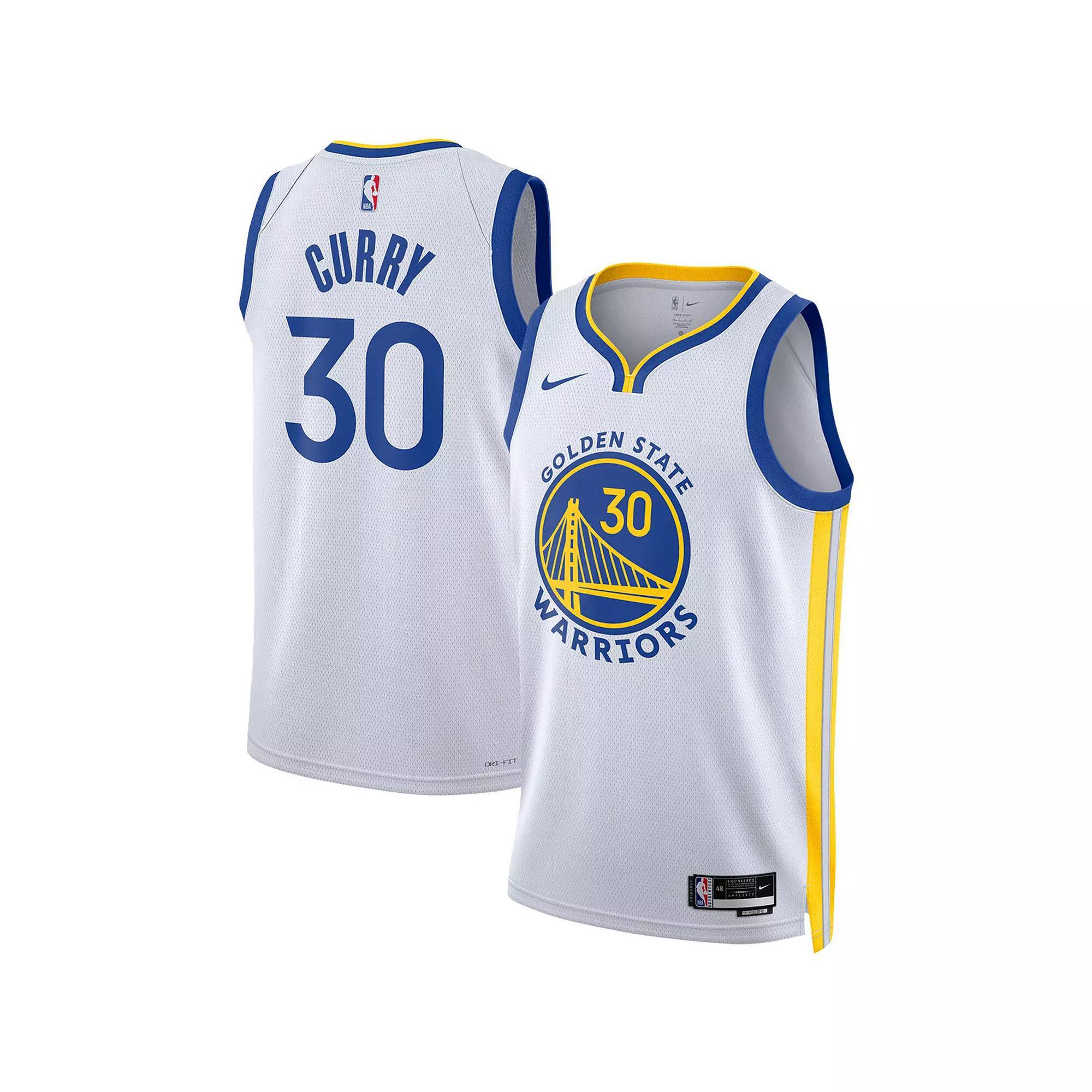 Unisex Nike Stephen Curry White Golden State Warriors Swingman Jersey - Association Edition, Men's,  Product Image