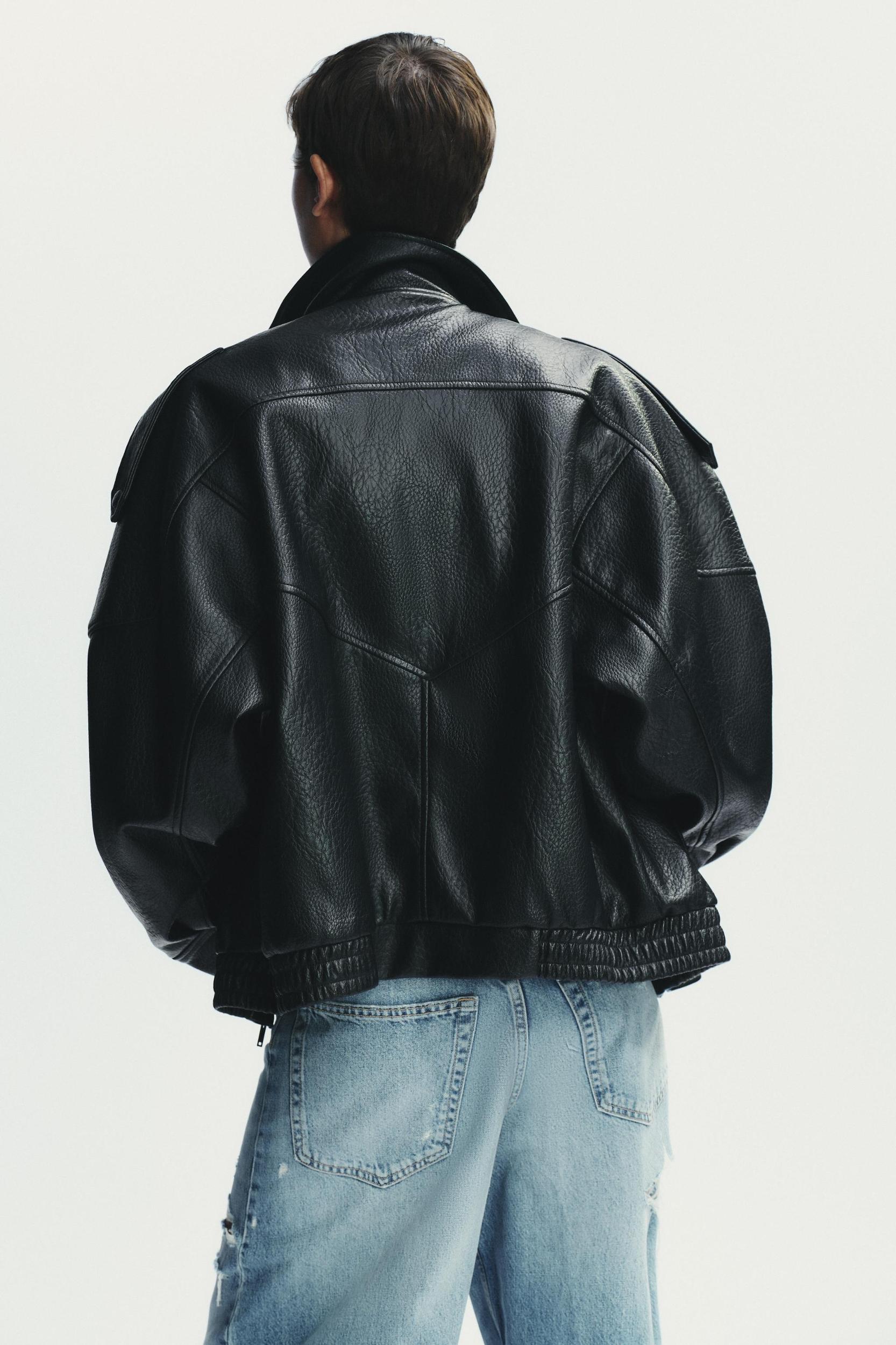 FAUX LEATHER JACKET Product Image